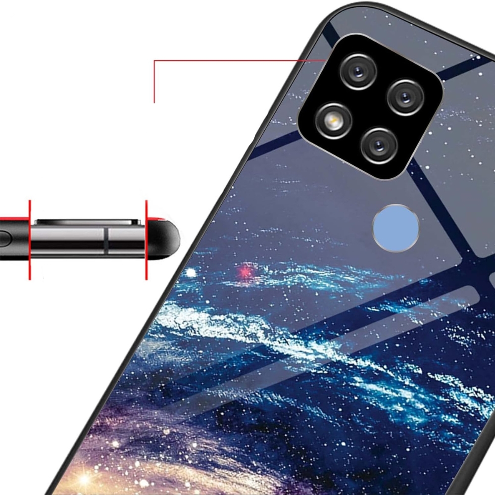 QIYIN Etui do Xiaomi Redmi 10A/9C/9C NFC, Gradient Księżyc