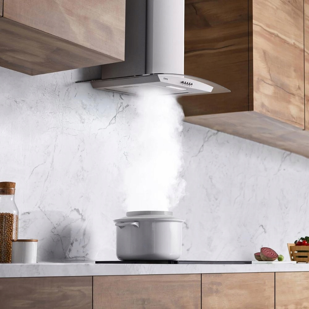 Okap ścienny Ciarra 60 cm 650m³/h CBCS6506B Srebrny