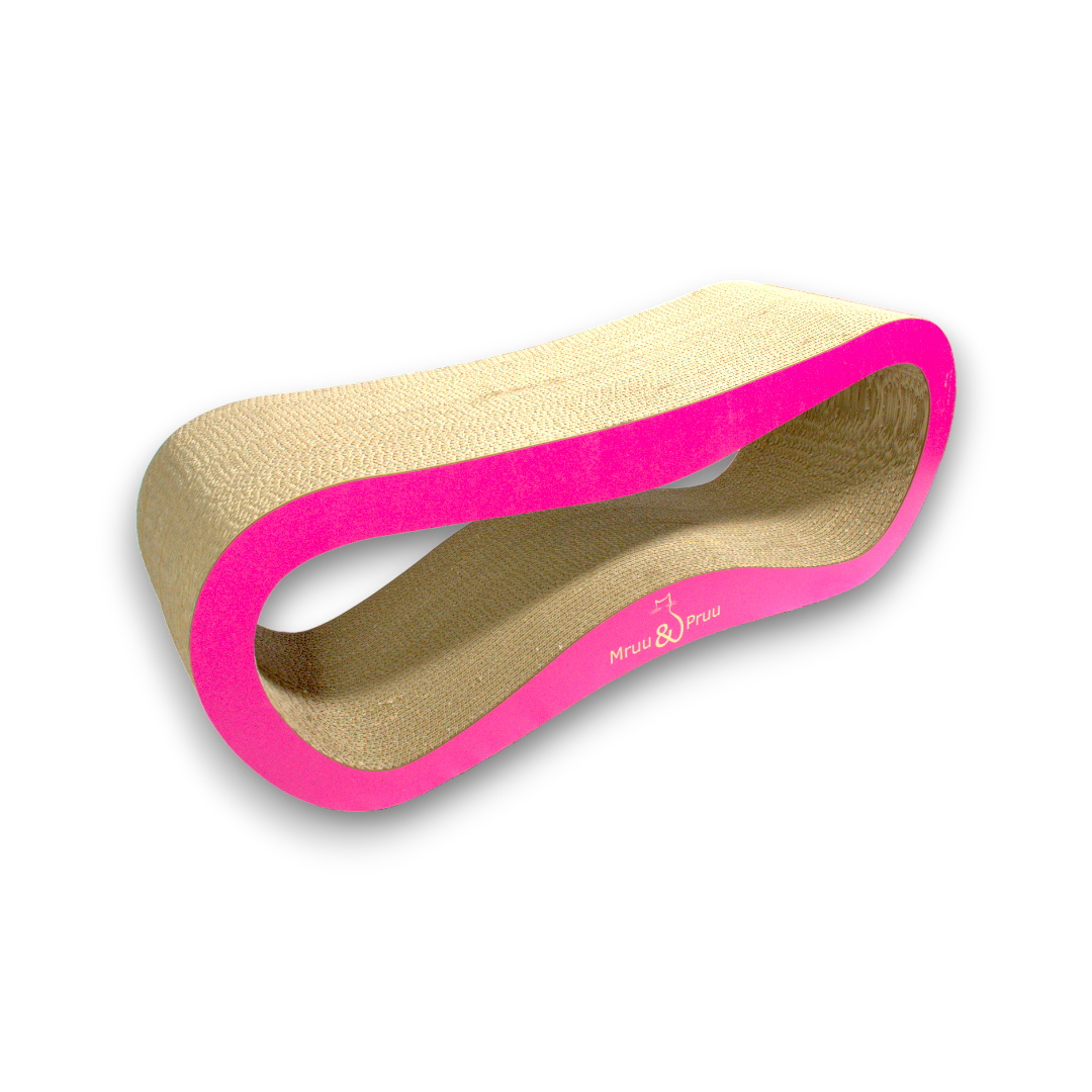 Drapak dla kota LEON | różowy | 78x28x24 cm | MruuPruu