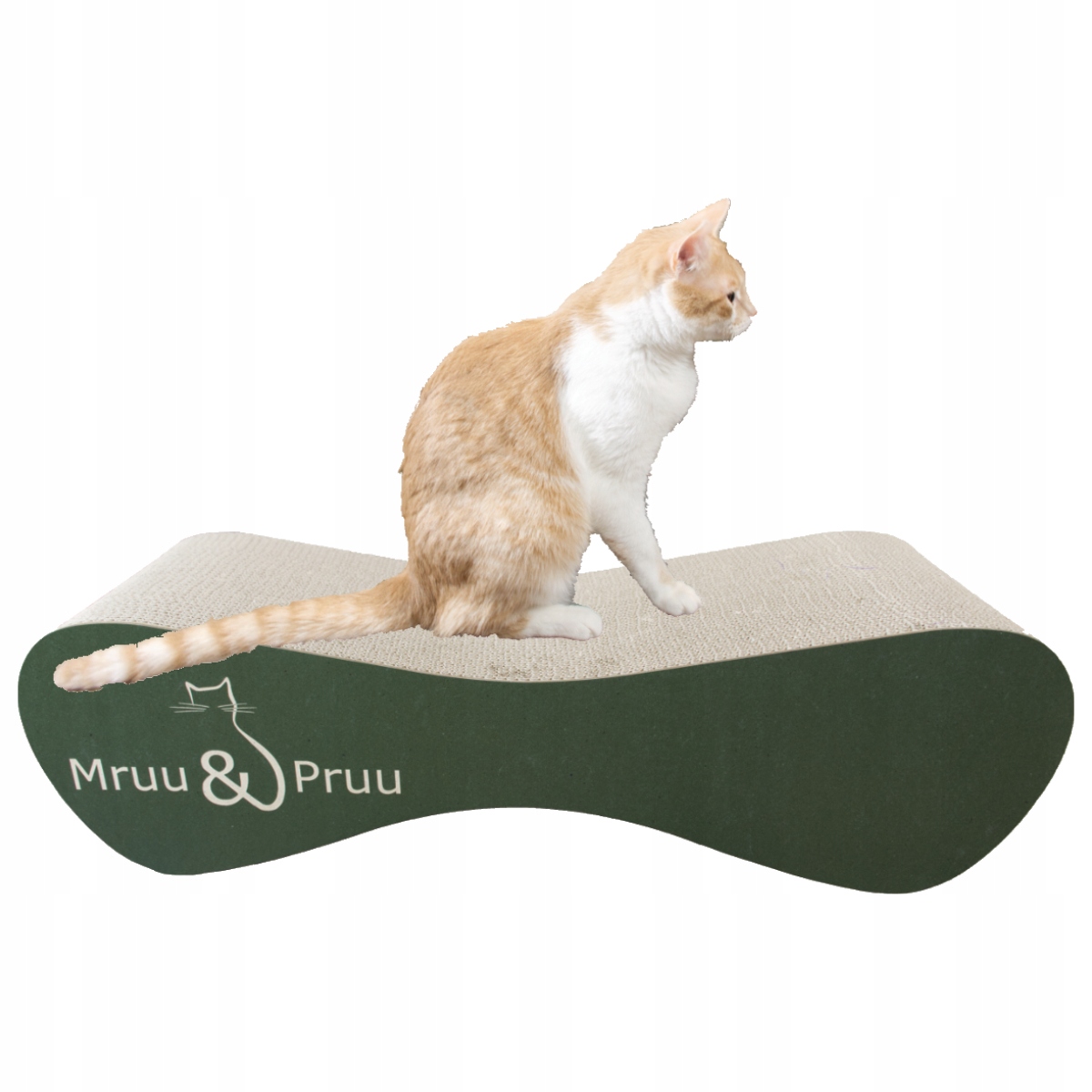 Drapak dla kota MIMI | zielony | 70x23x24 cm | MruuPruu