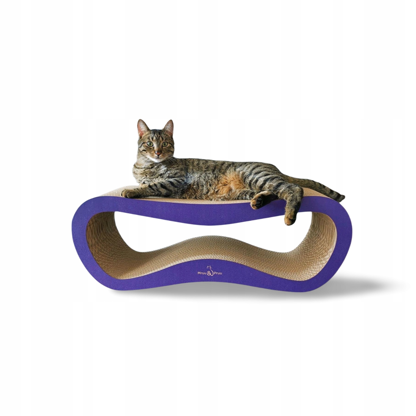 Drapak dla kota LEON | fioletowy | 78x28x24 cm | MruuPruu