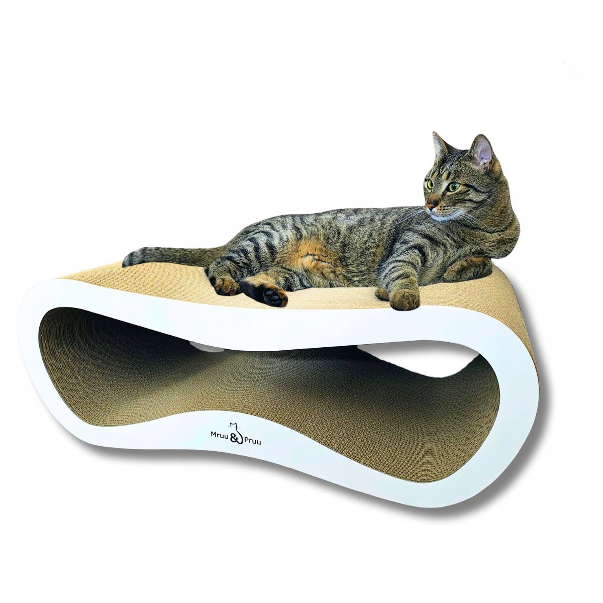 Drapak dla kota LEON | biały 40cm | 78x28x40 cm | MruuPruu