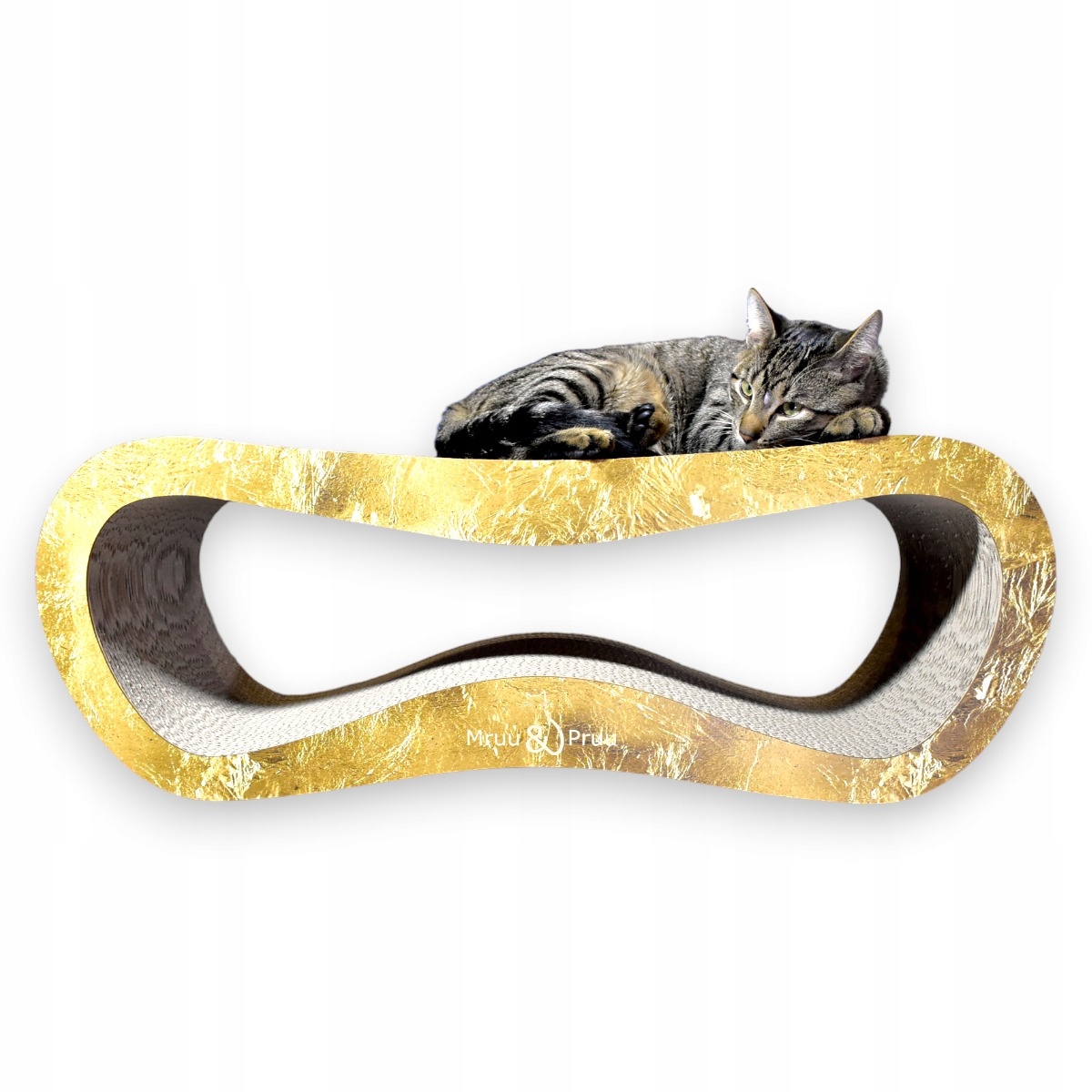 Drapak dla kota LEON | złoty | 78x28x24 cm | MruuPruu