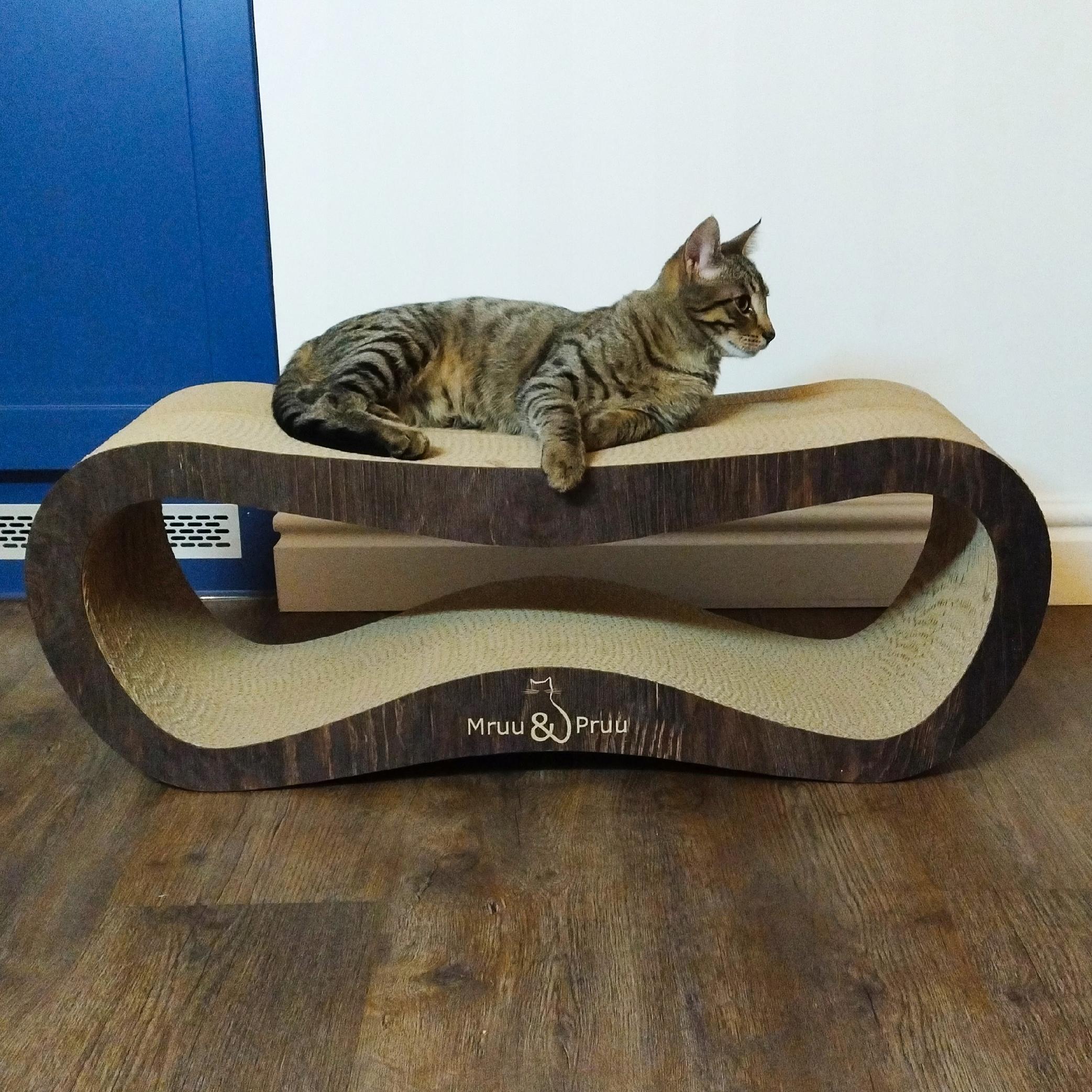 Drapak dla kota LEON | brązowy | 78x28x24 cm | MruuPruu