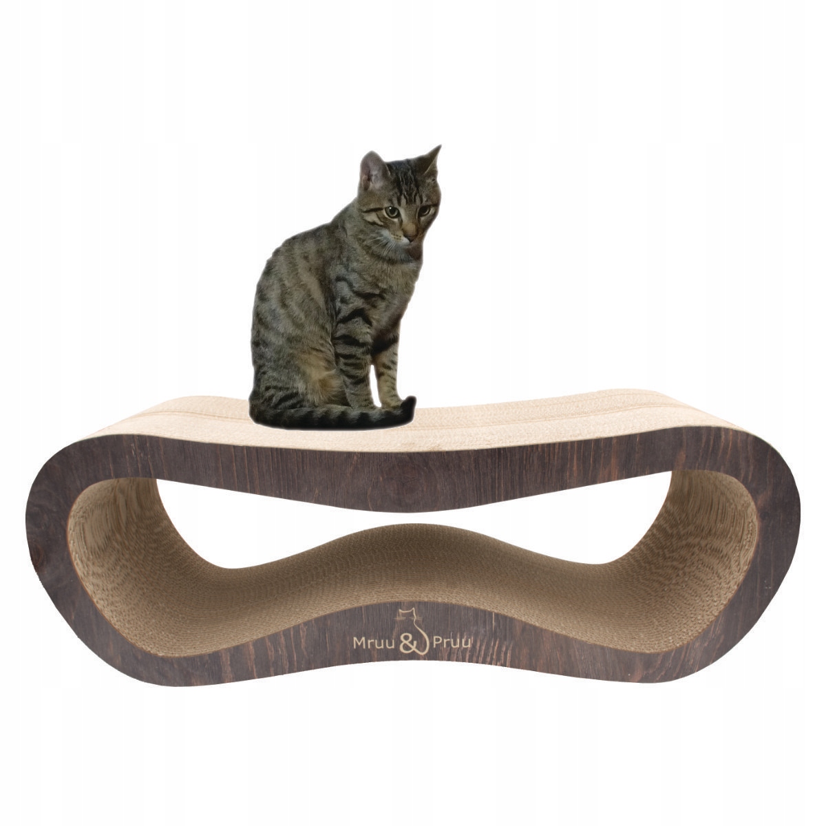 Drapak dla kota LEON | brązowy | 78x28x24 cm | MruuPruu