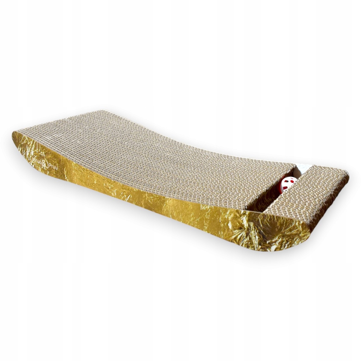 Drapak dla kota NATAN | złoty | 58x6.6x24 cm | MruuPruu