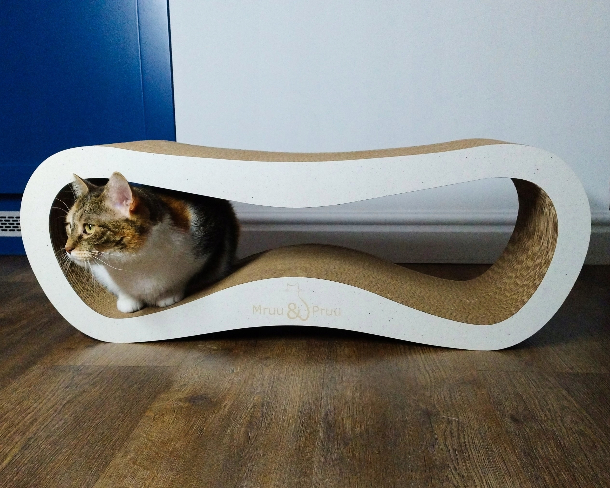 Drapak dla kota LEON | biały | 78x28x24 cm | MruuPruu