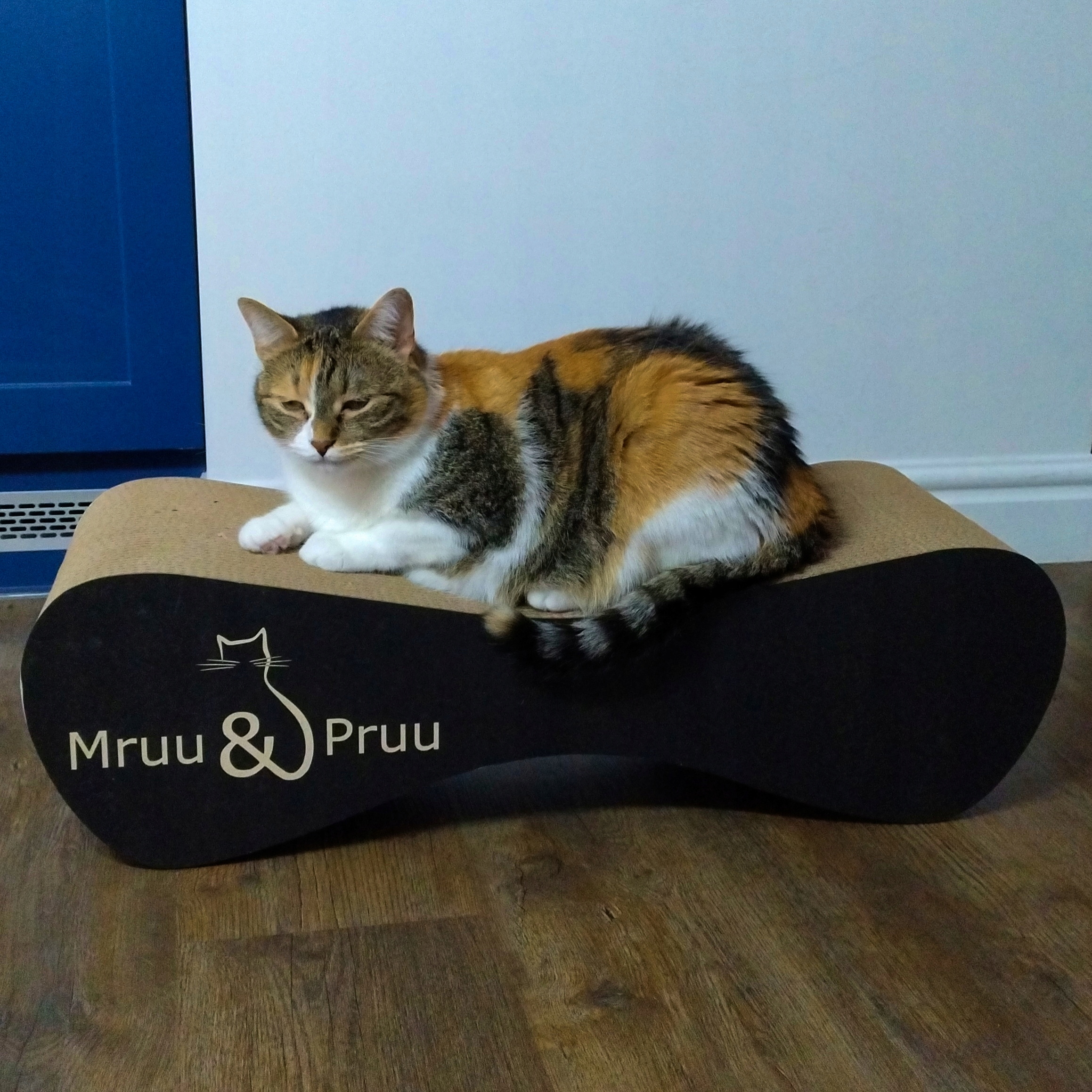 Drapak dla kota MIMI | czarny | 70x23x24 cm | MruuPruu