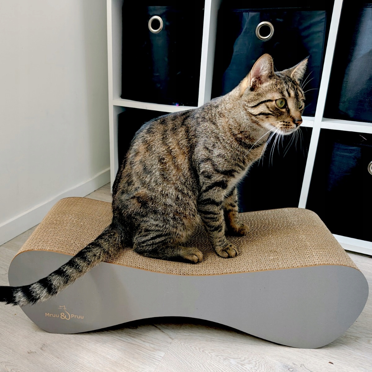 Drapak dla kota MIMI | szary łupek | 70x23x24 cm | MruuPruu