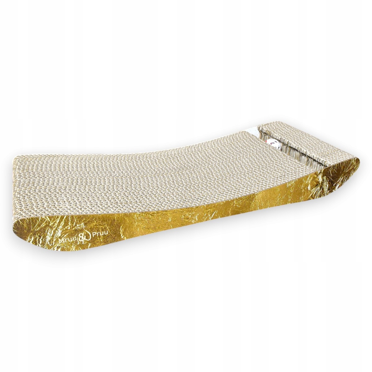 Drapak dla kota NATAN | złoty | 58x6.6x24 cm | MruuPruu