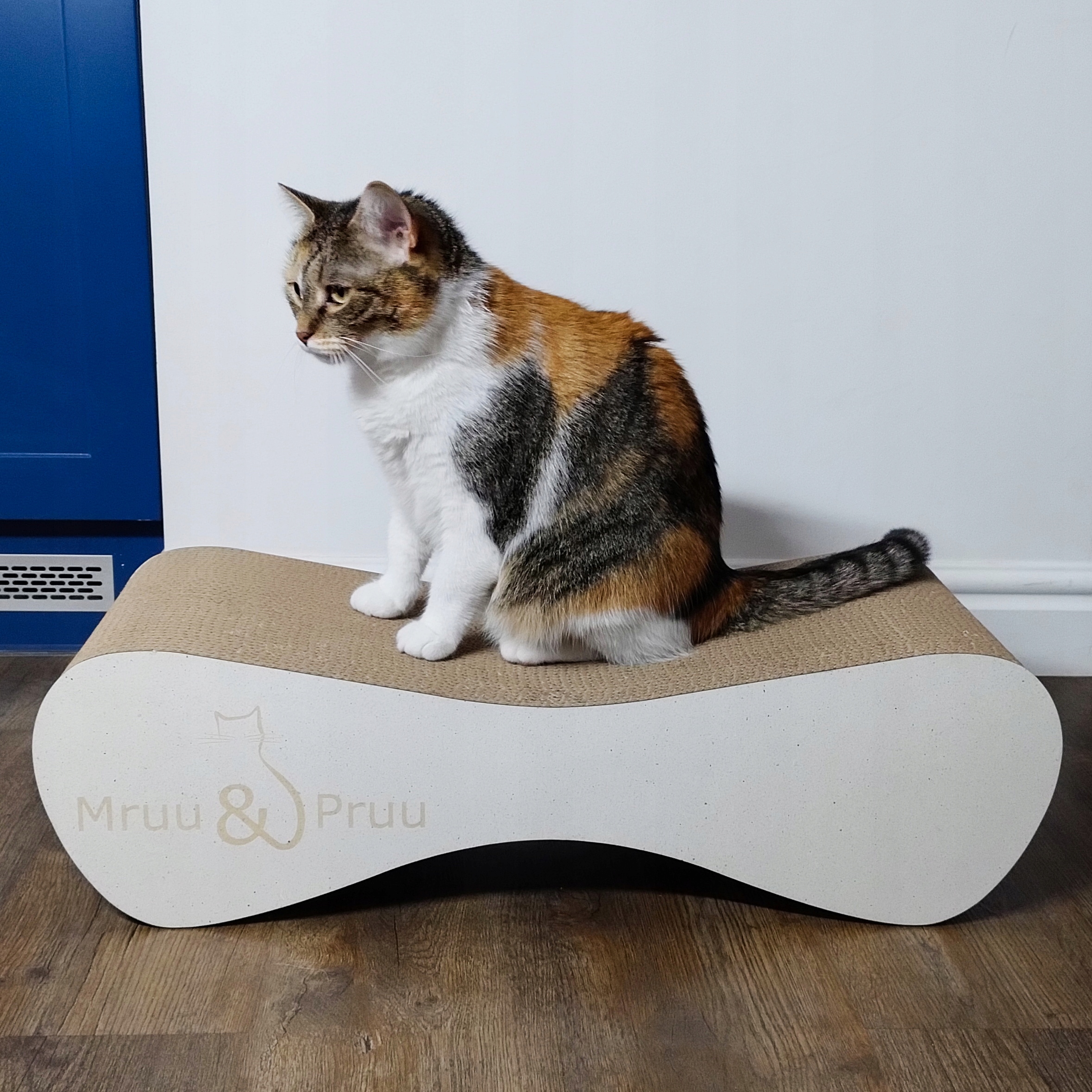 Drapak dla kota MIMI | biały | 70x23x24 cm | MruuPruu