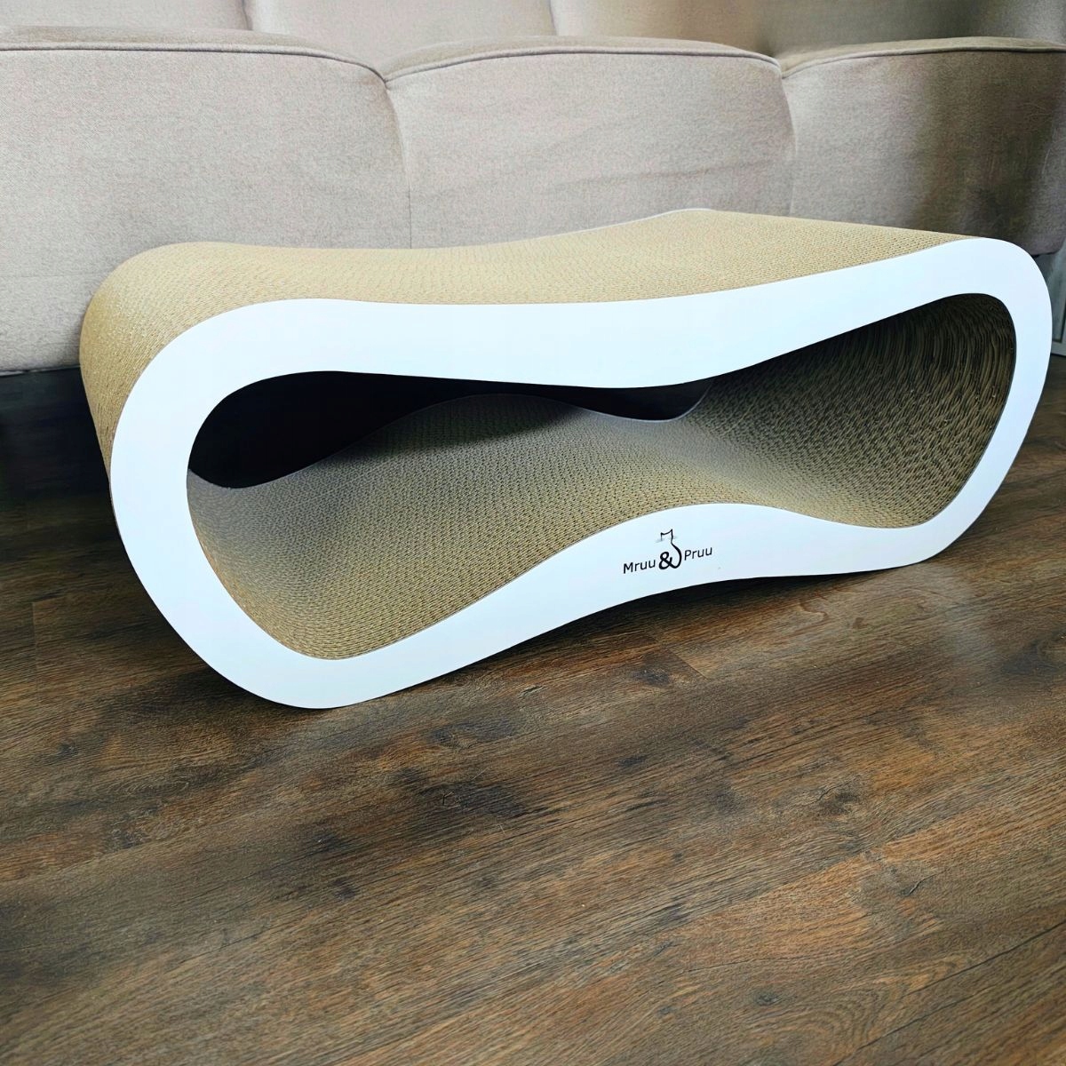 Drapak dla kota LEON | biały 40cm | 78x28x40 cm | MruuPruu