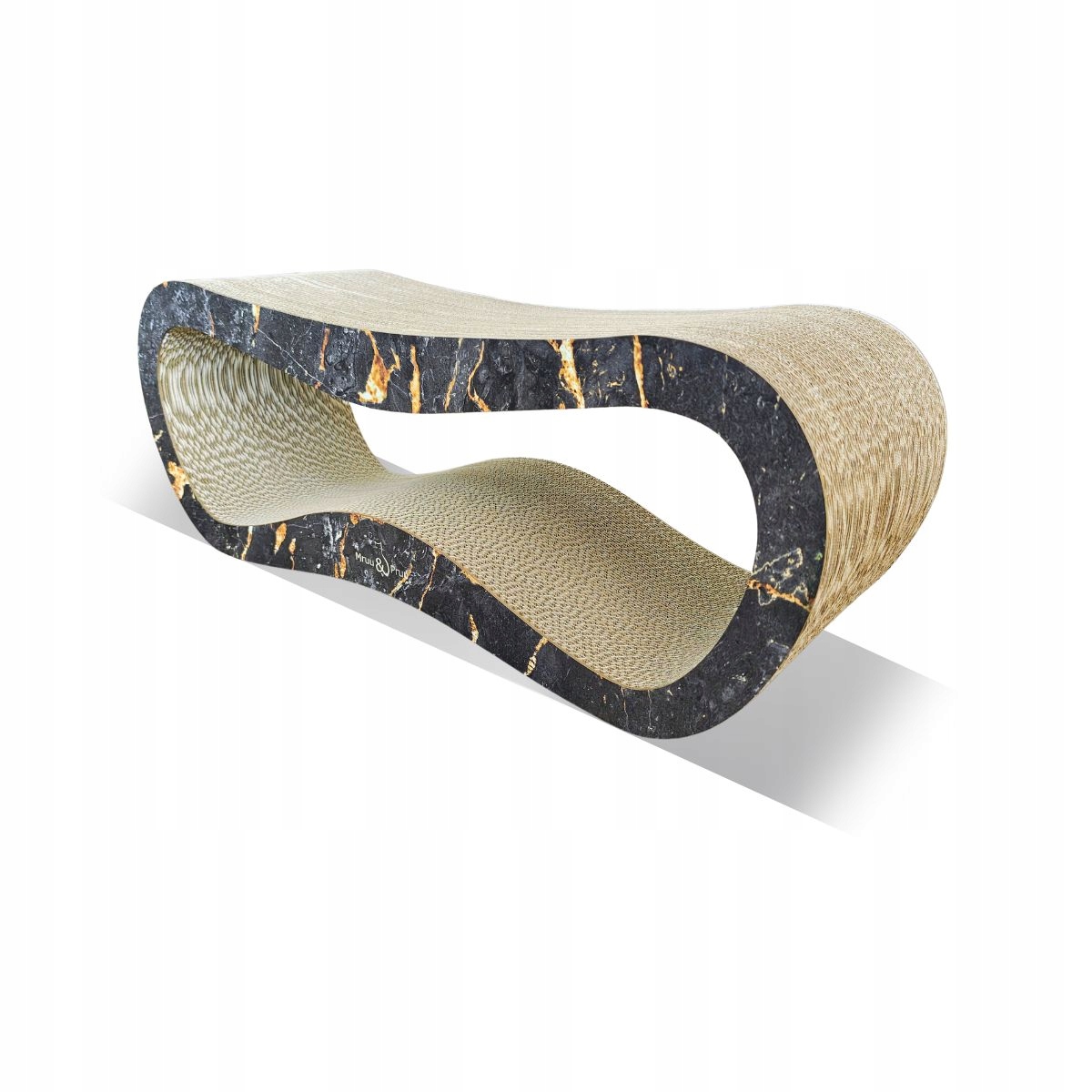 Drapak dla kota LEON | czarny marmur | 78x28x24 cm | MruuPruu