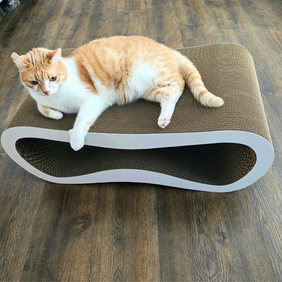 Drapak dla kota LEON | biały 40cm | 78x28x40 cm | MruuPruu