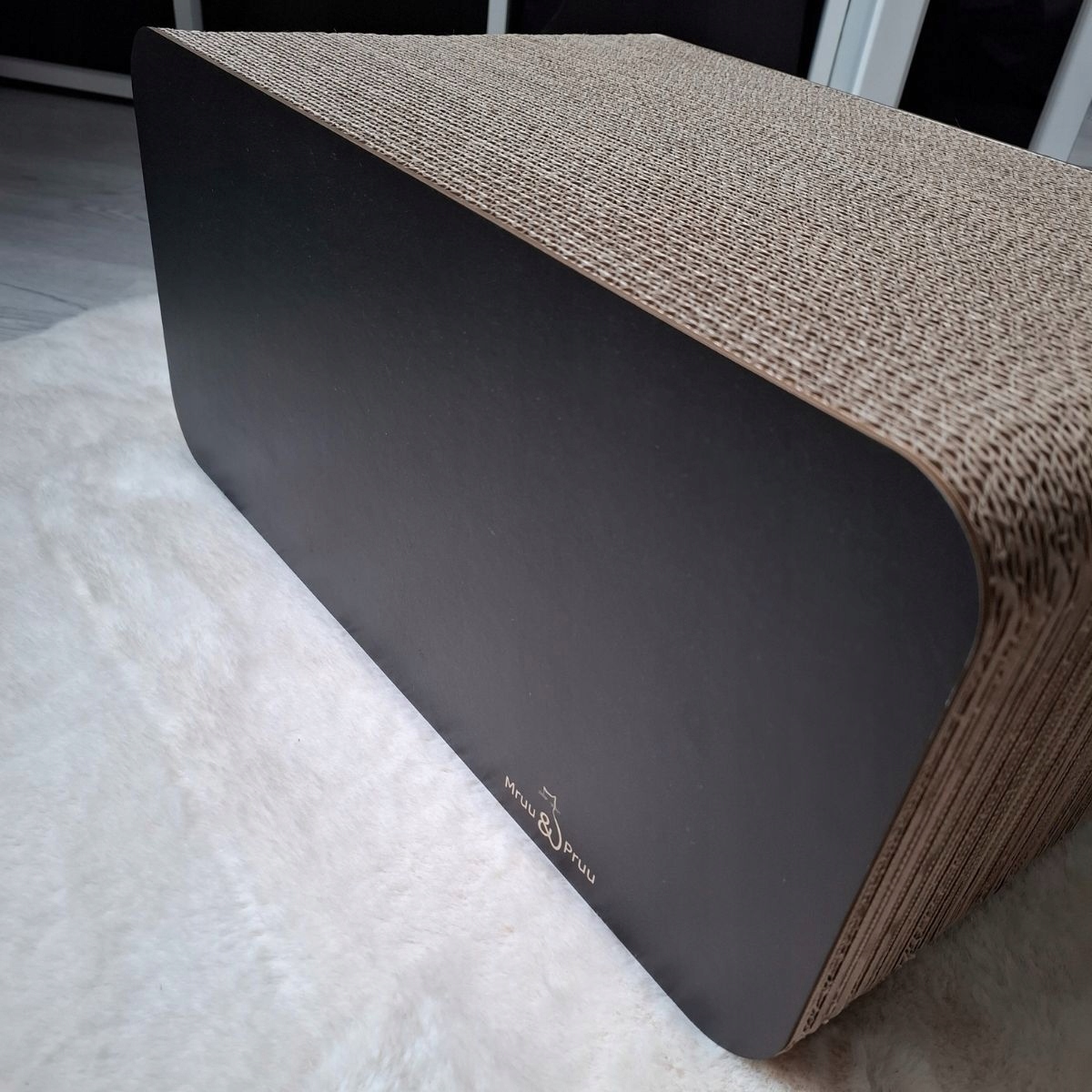 Drapak dla kota PIKSEL | czarny | 46 x 21 x 30 cm | Mruu&Pruu