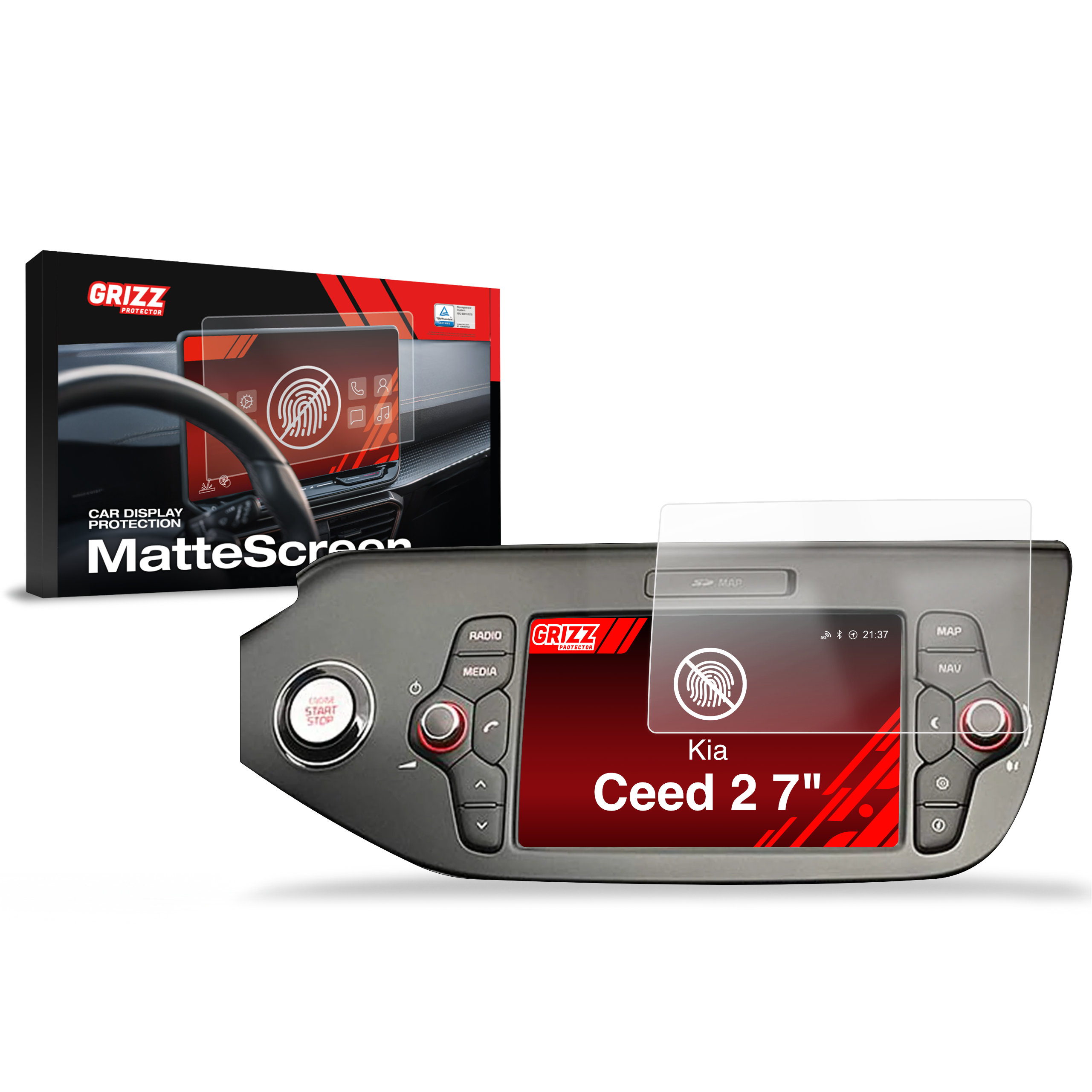 Folia matowa Grizz Protector do Kia Ceed 2 (2015-2018)