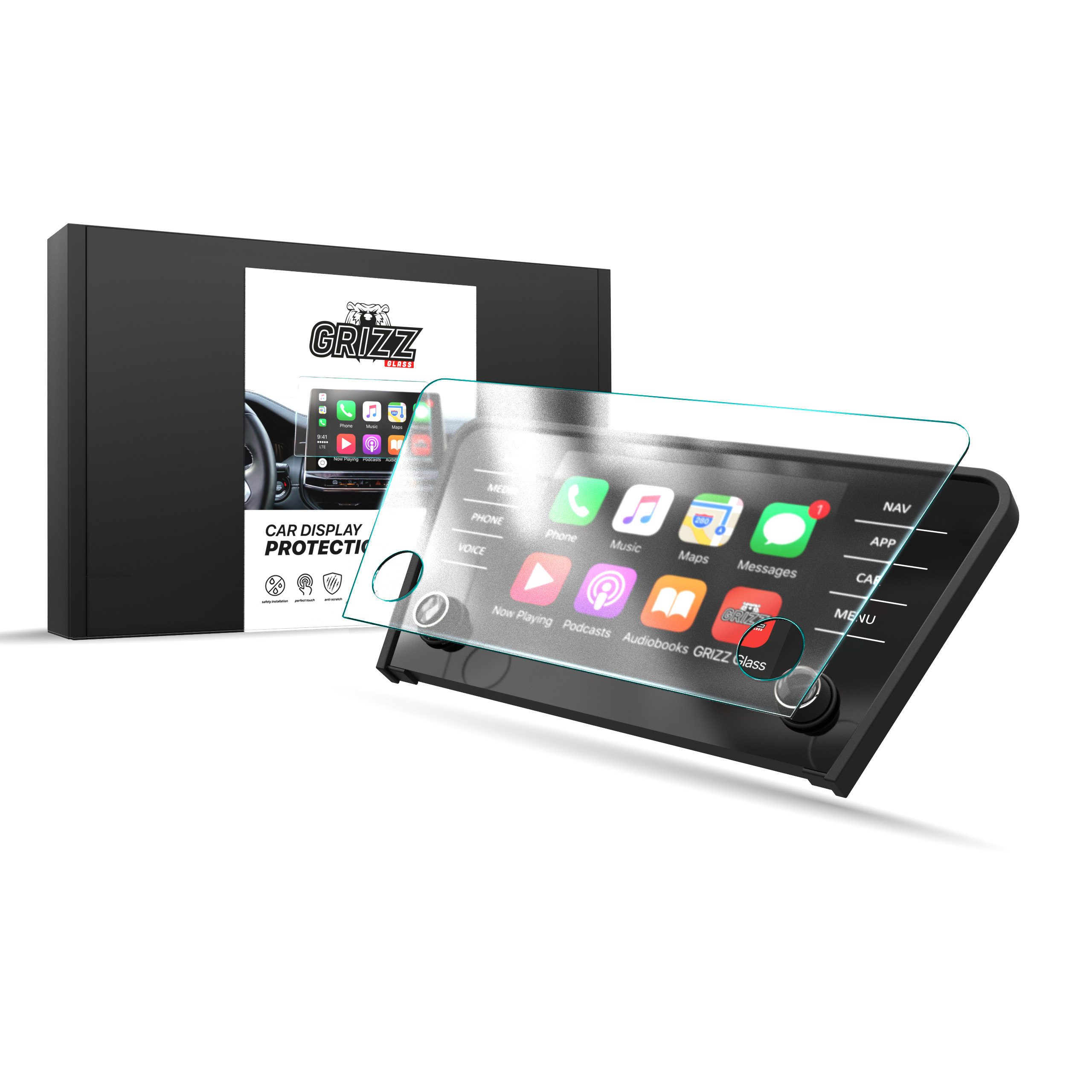 CarDisplay Protection Grizz Keramikfolie für Skoda Octavia 3 8