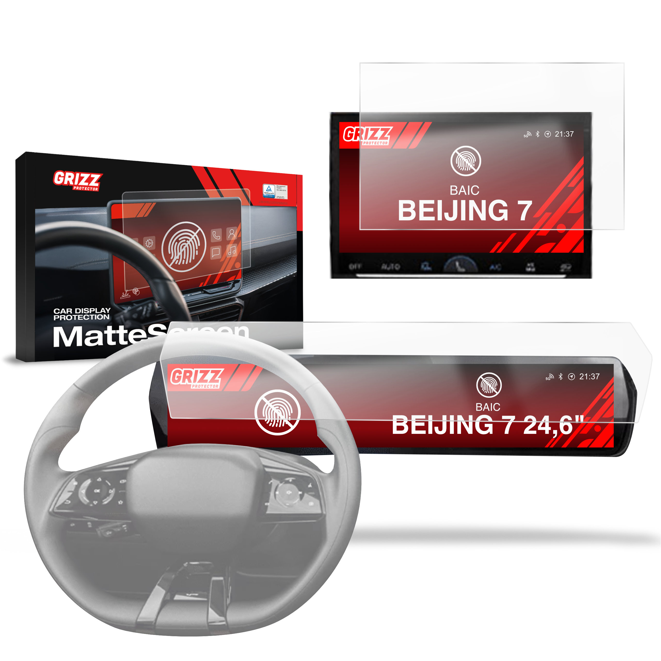 Folia matowa Grizz Protector do BAIC BEIJING 7 (2024-2026)