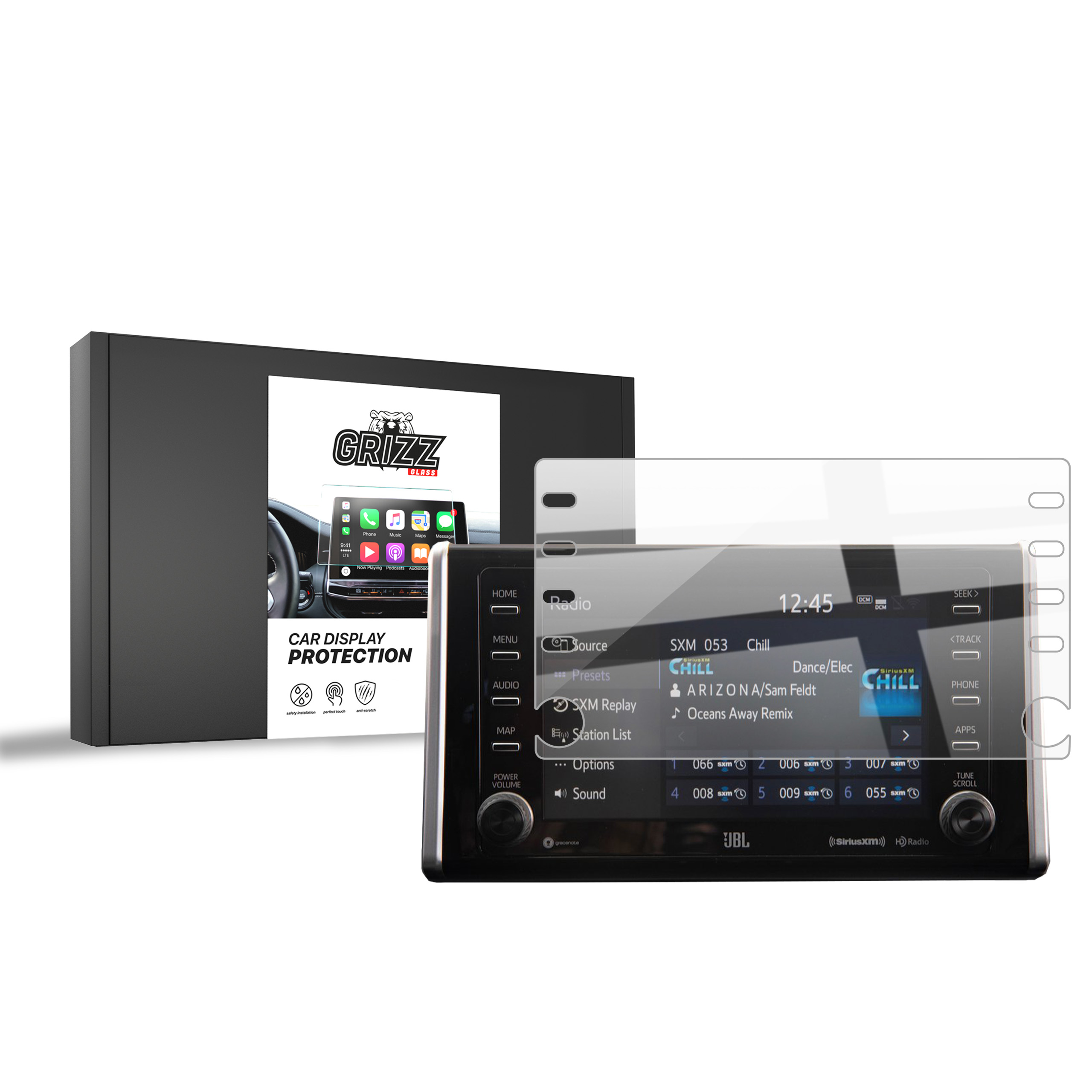 CarDisplay Protection Grizz Keramikfolie für Toyota RAV4 (2019-2025)