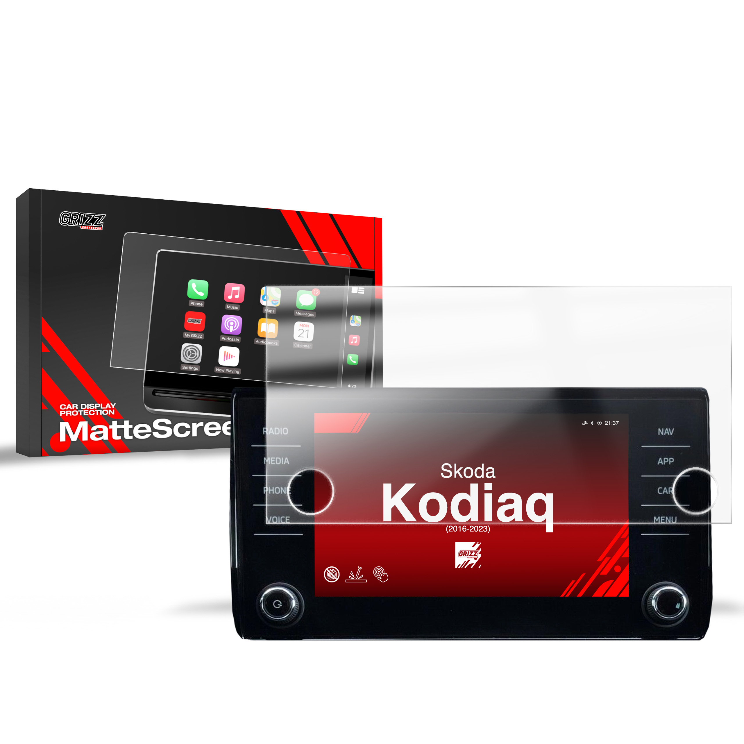 Folia matowa Grizz Protector do Skoda Kodiaq 8 Amundsen (2016-2023)