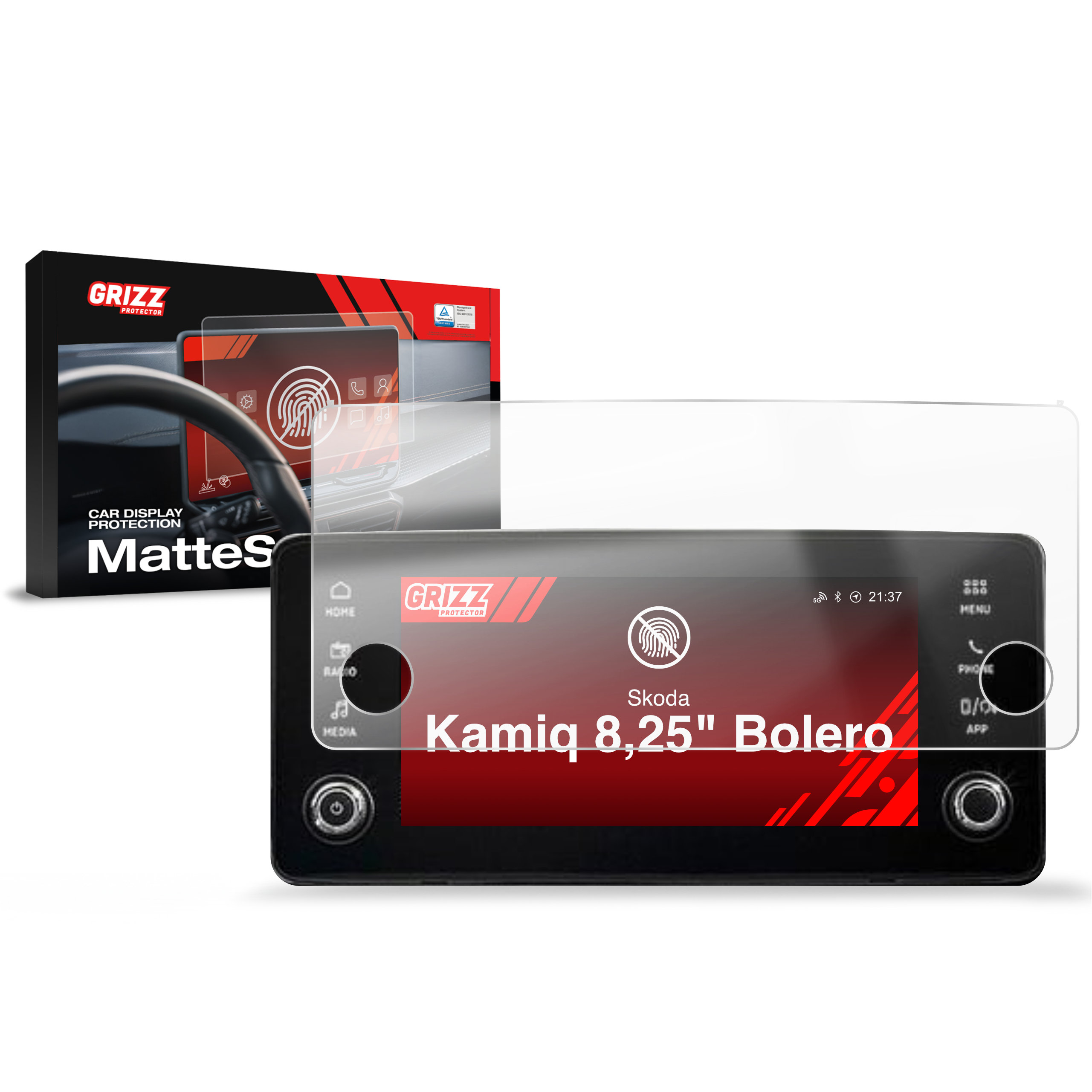 Folia matowa Grizz Protector do Skoda Kamiq 8,25 Bolero (2024-2025)