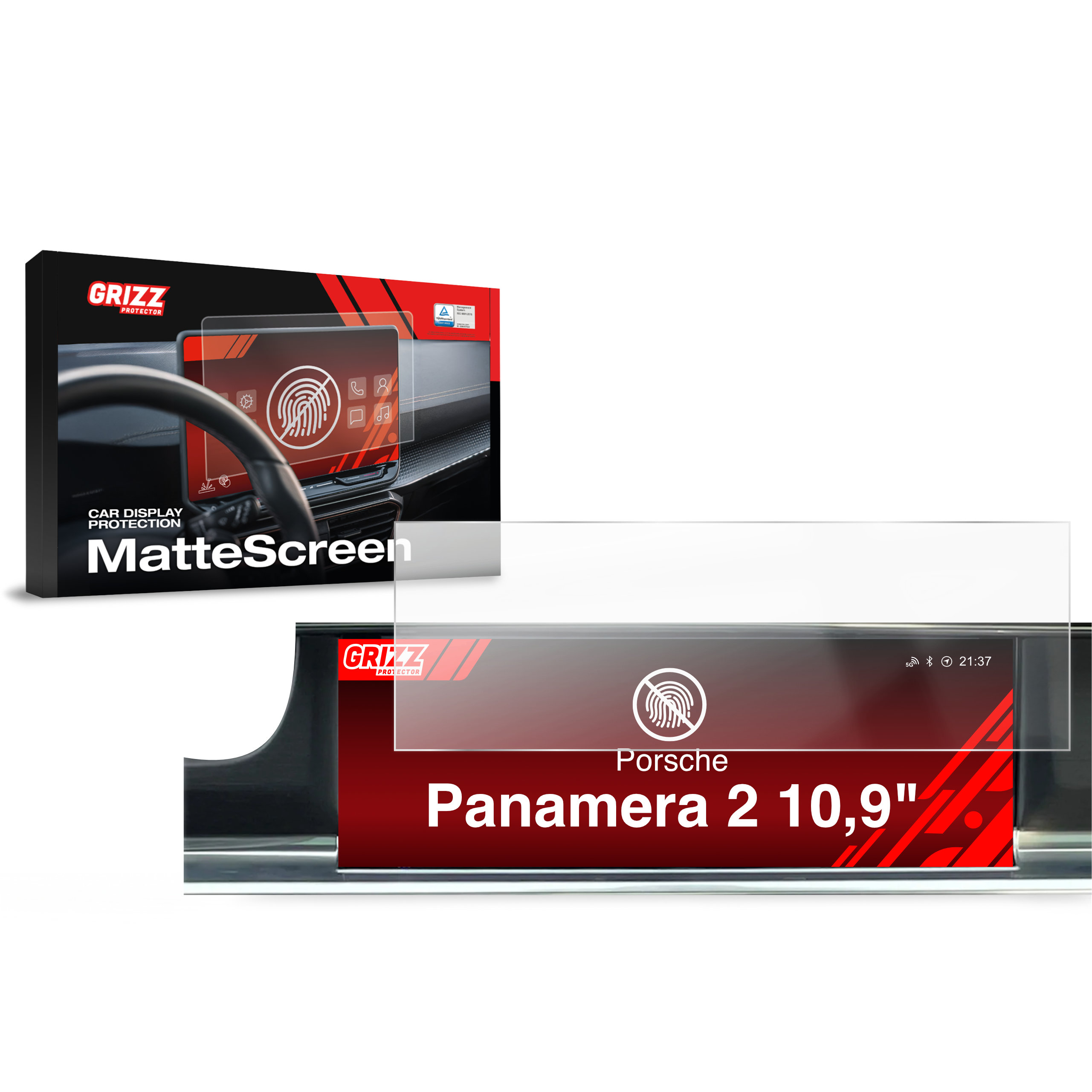 CarDisplay Protection Grizz Mattfolie für Porsche Panamera 2 (2016-2023)