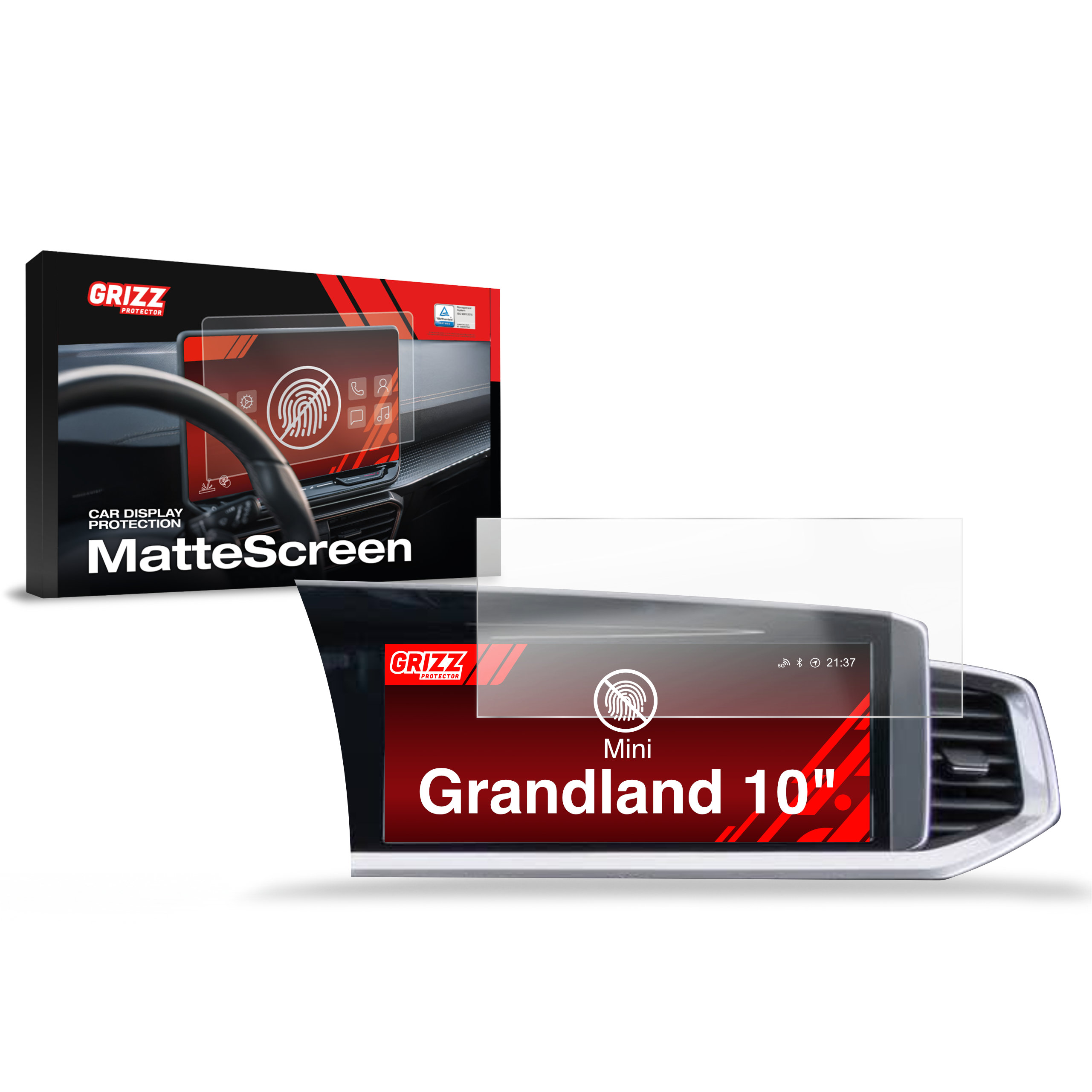 CarDisplay Protection Grizz Mattfolie für Opel Grandland 10