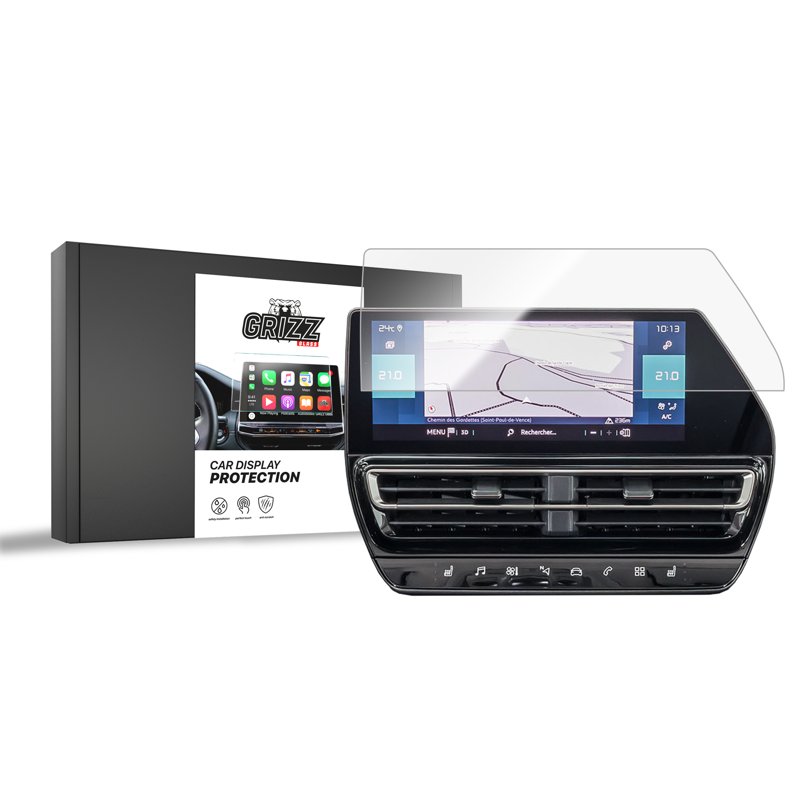 CarDisplay Protection Grizz Keramikfolie für Citroen C5 Aircross (2022-2025)