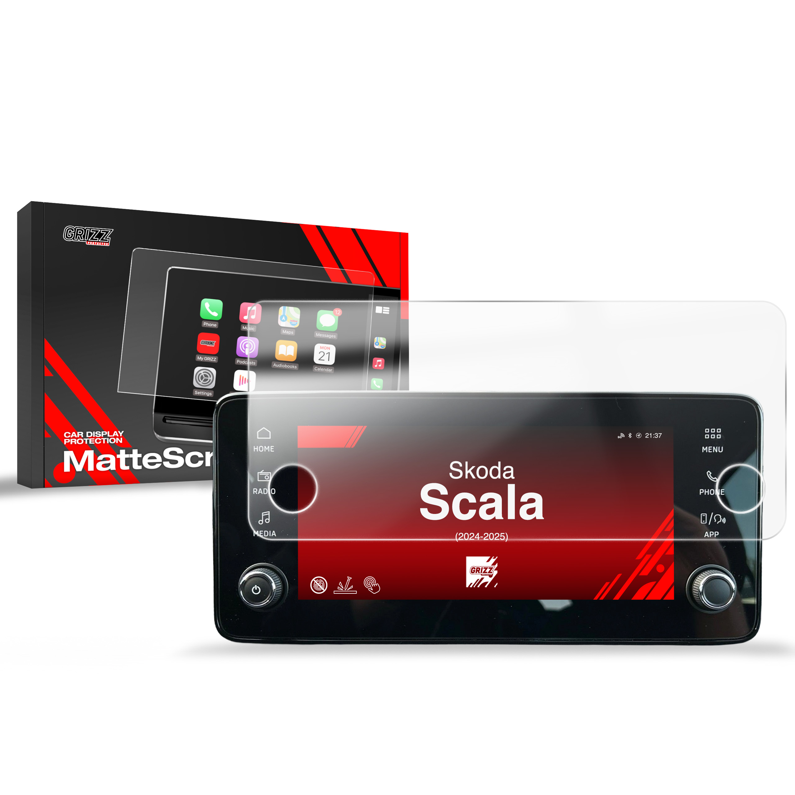 Folia matowa Grizz Protector do Skoda Scala 8,25 Bolero (2024-2025)
