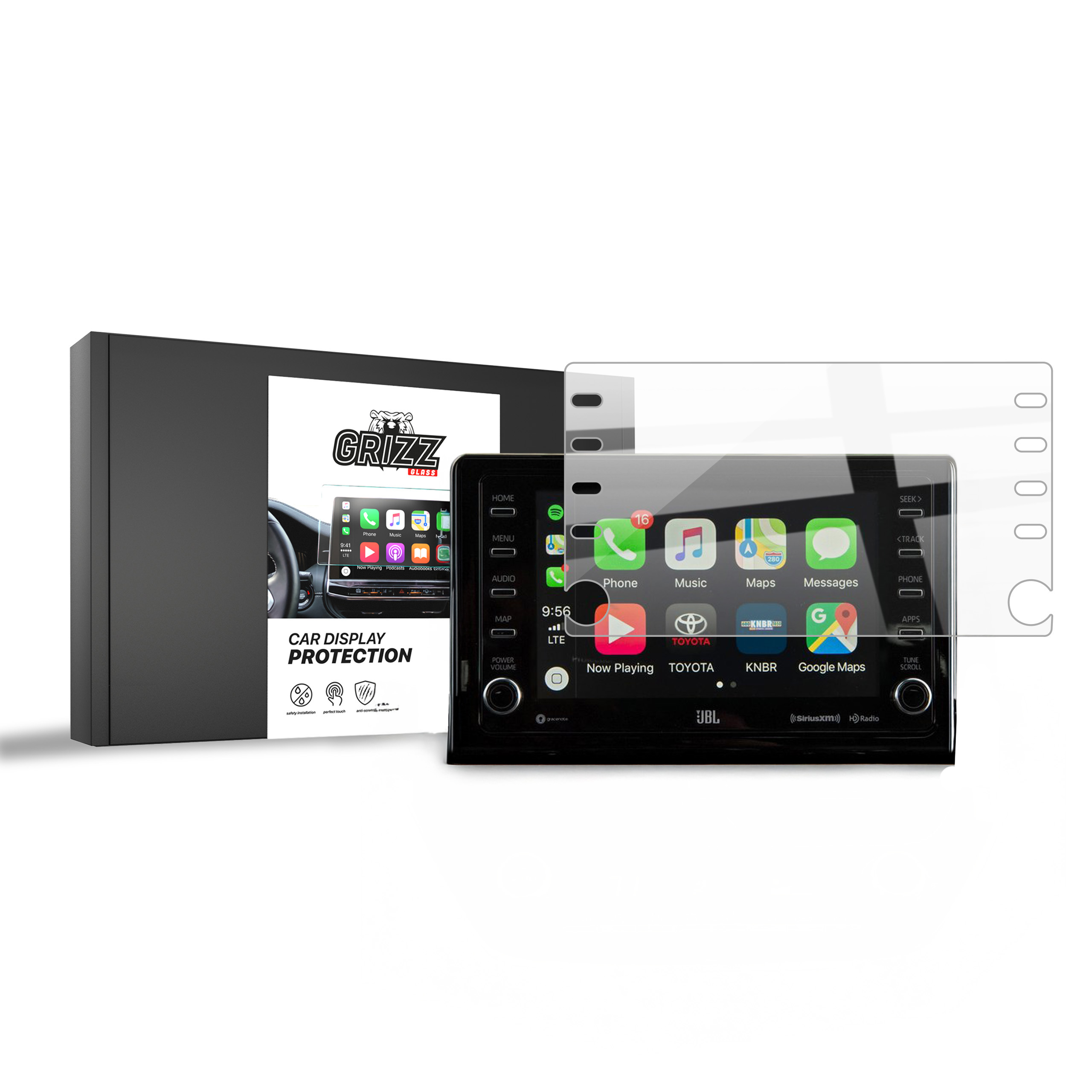 CarDisplay Protection Grizz Keramikfolie für Toyota Hilux 8
