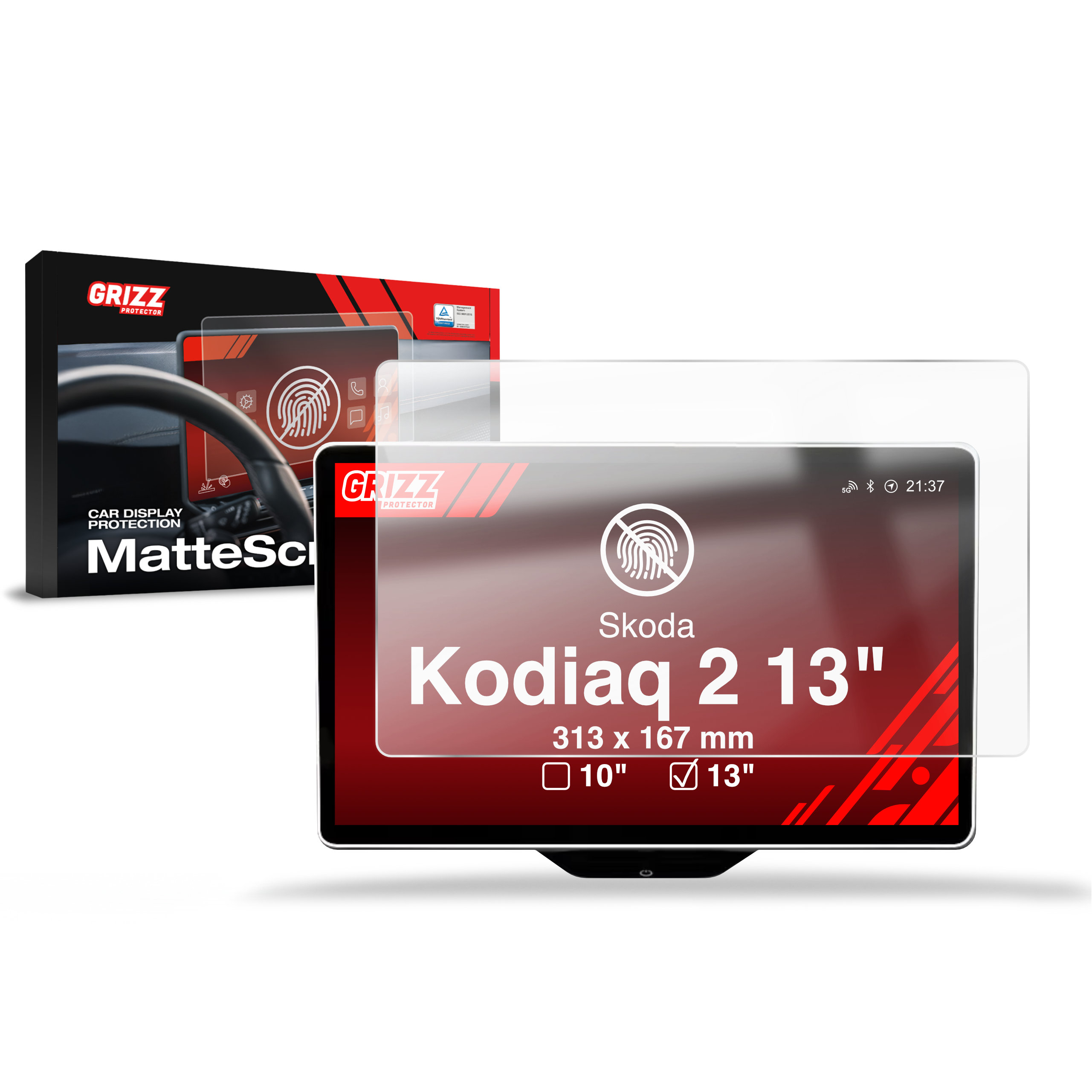 Folia matowa Grizz Protector do Skoda Kodiaq 13