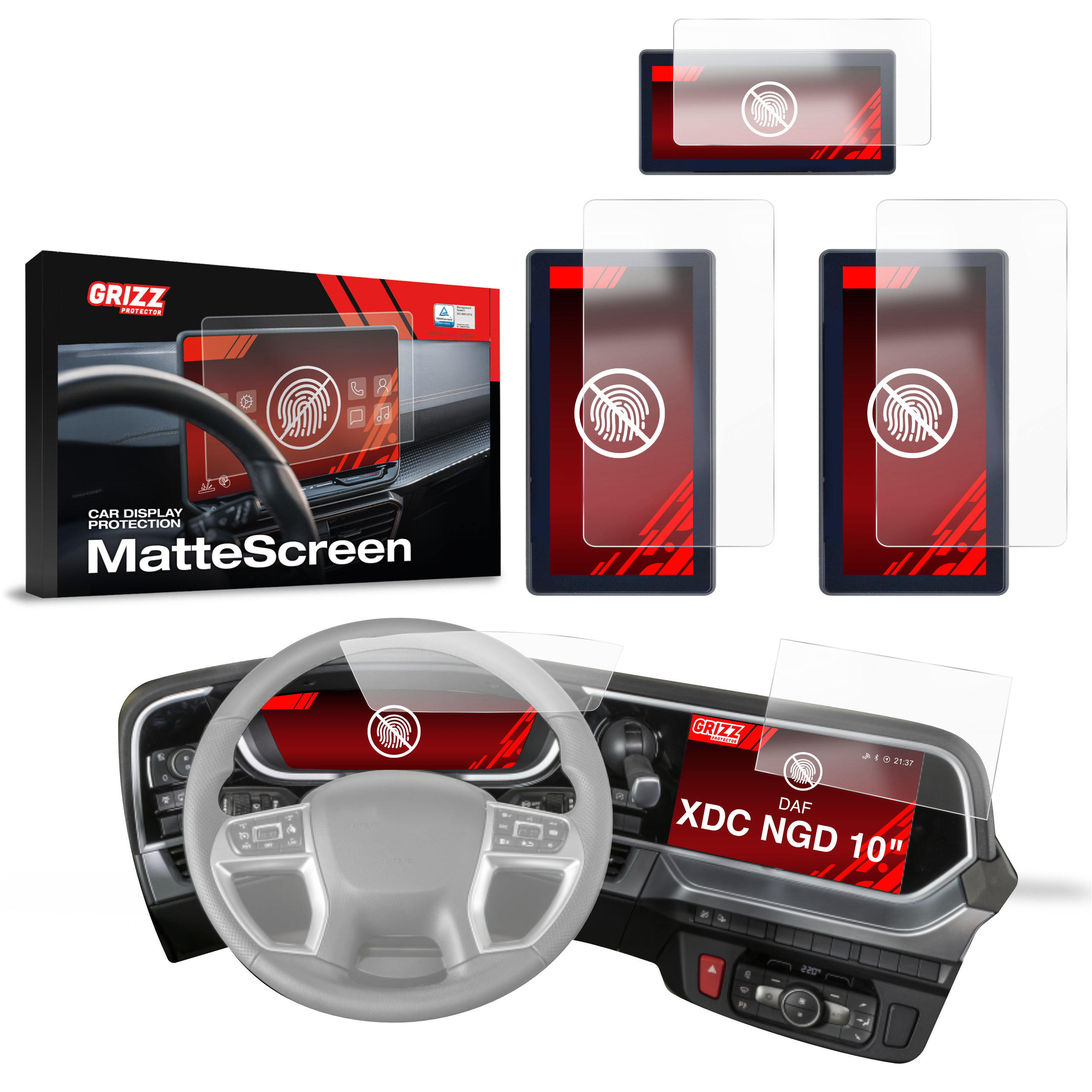 Folia matowa Grizz Protector do DAF XDC NGD