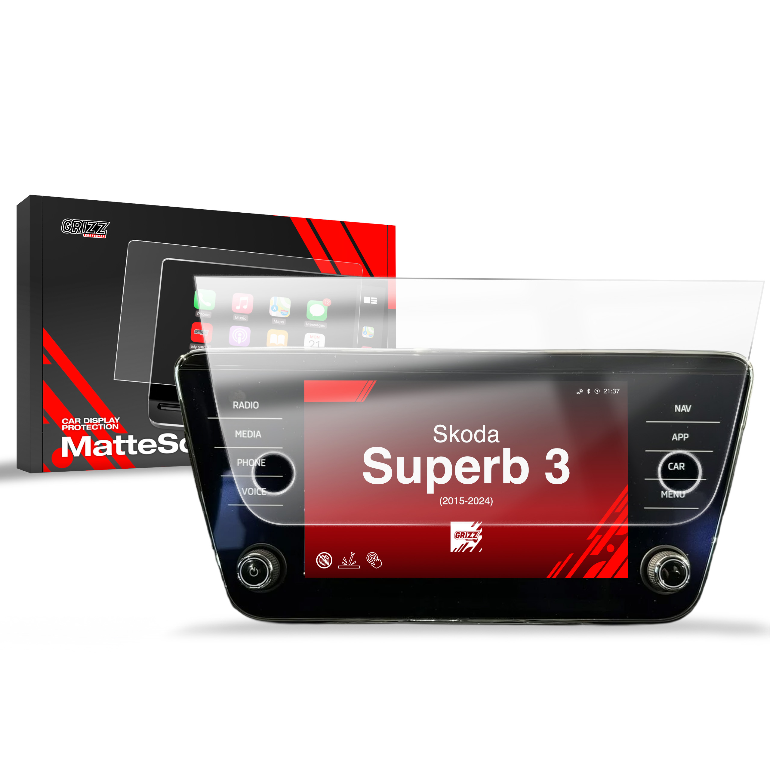 Folia matowa Grizz Protector do Skoda Superb 3 8 Amundsen/Bolero (2015-2024)
