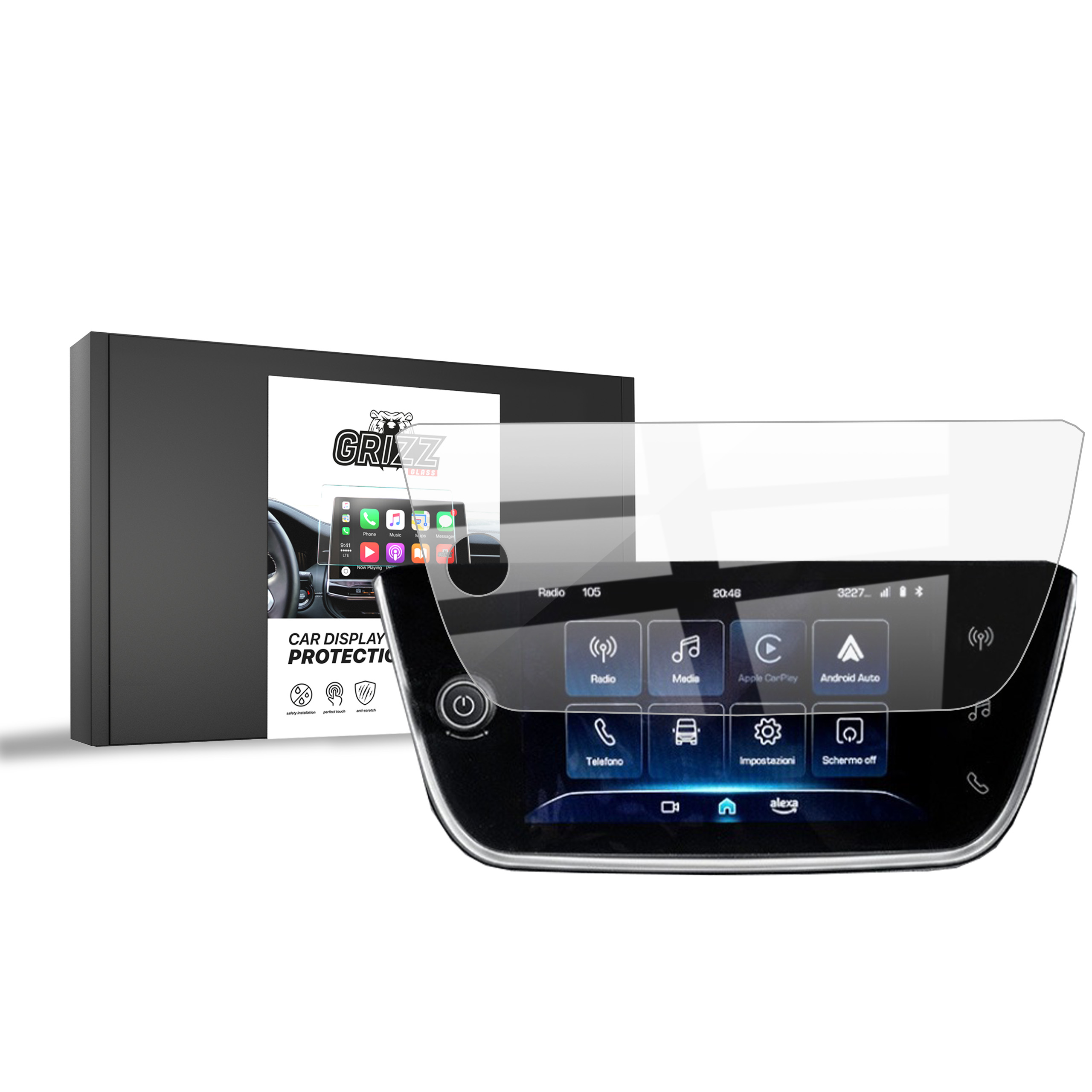 CarDisplay Protection Grizz Keramikfolie für Iveco Daily DAB 7
