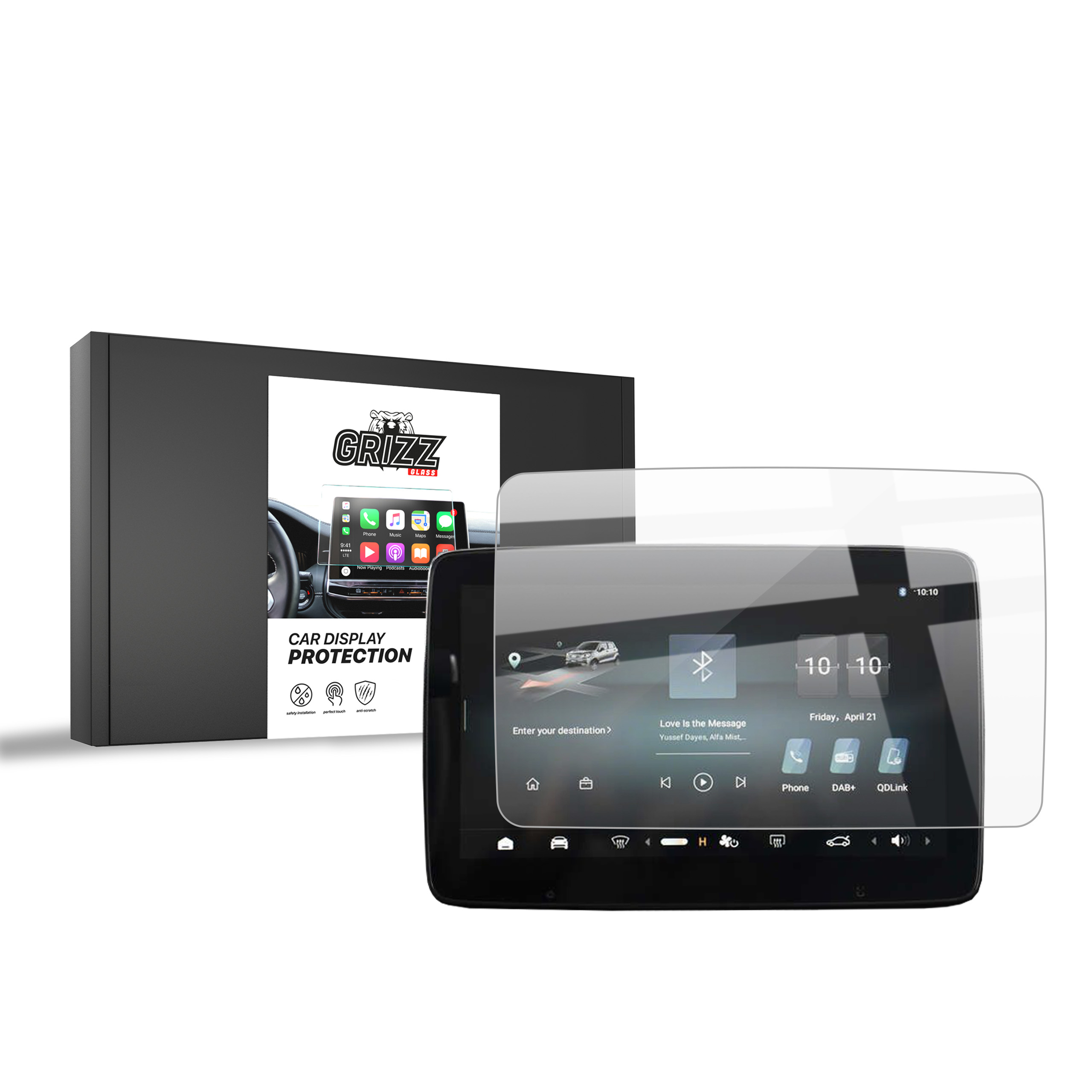 CarDisplay Protection Grizz Keramikfolie für Leapmotor T03 10,1