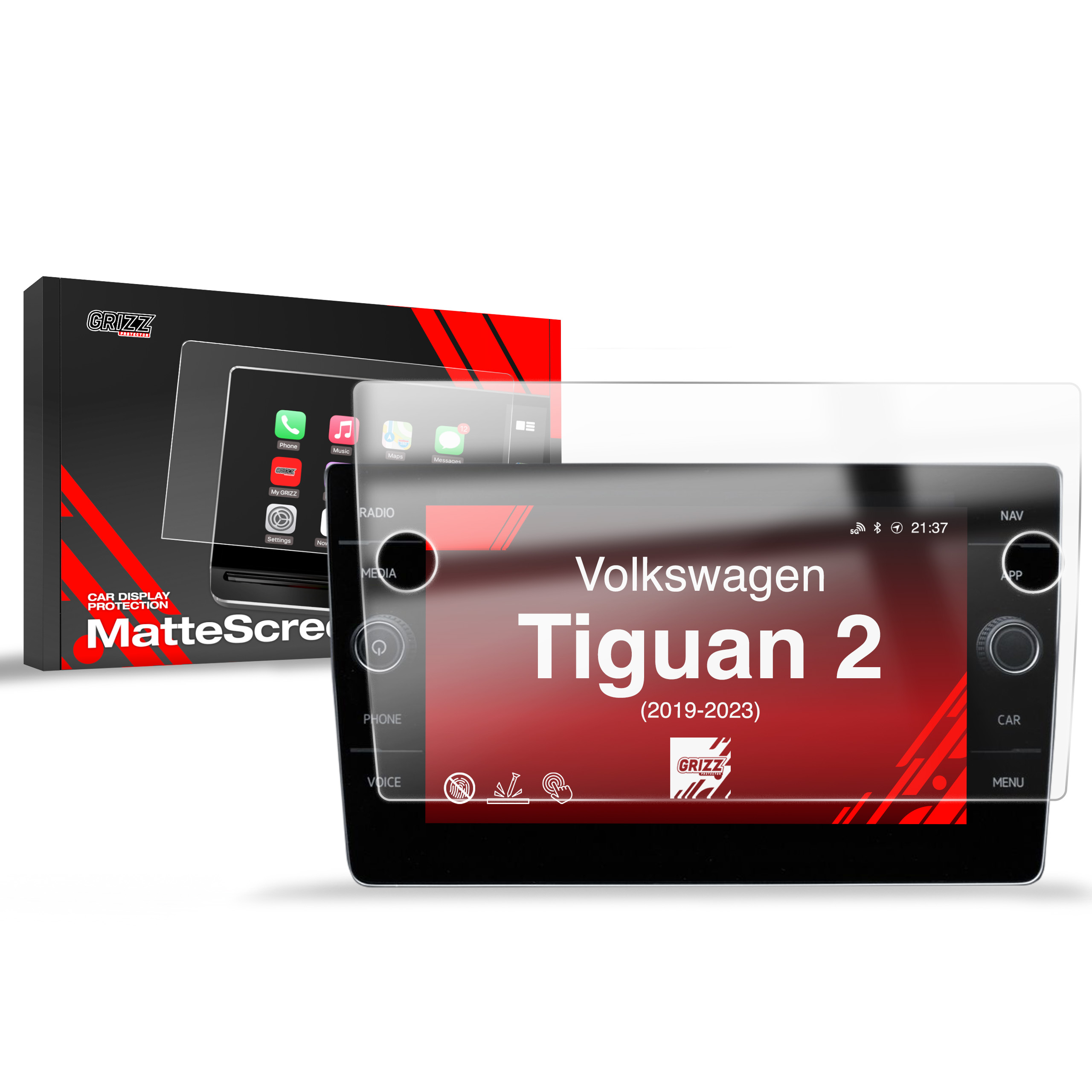 Folia matowa Grizz Protector do Volkswagen Tiguan 2 Discover Media (2019-2023)