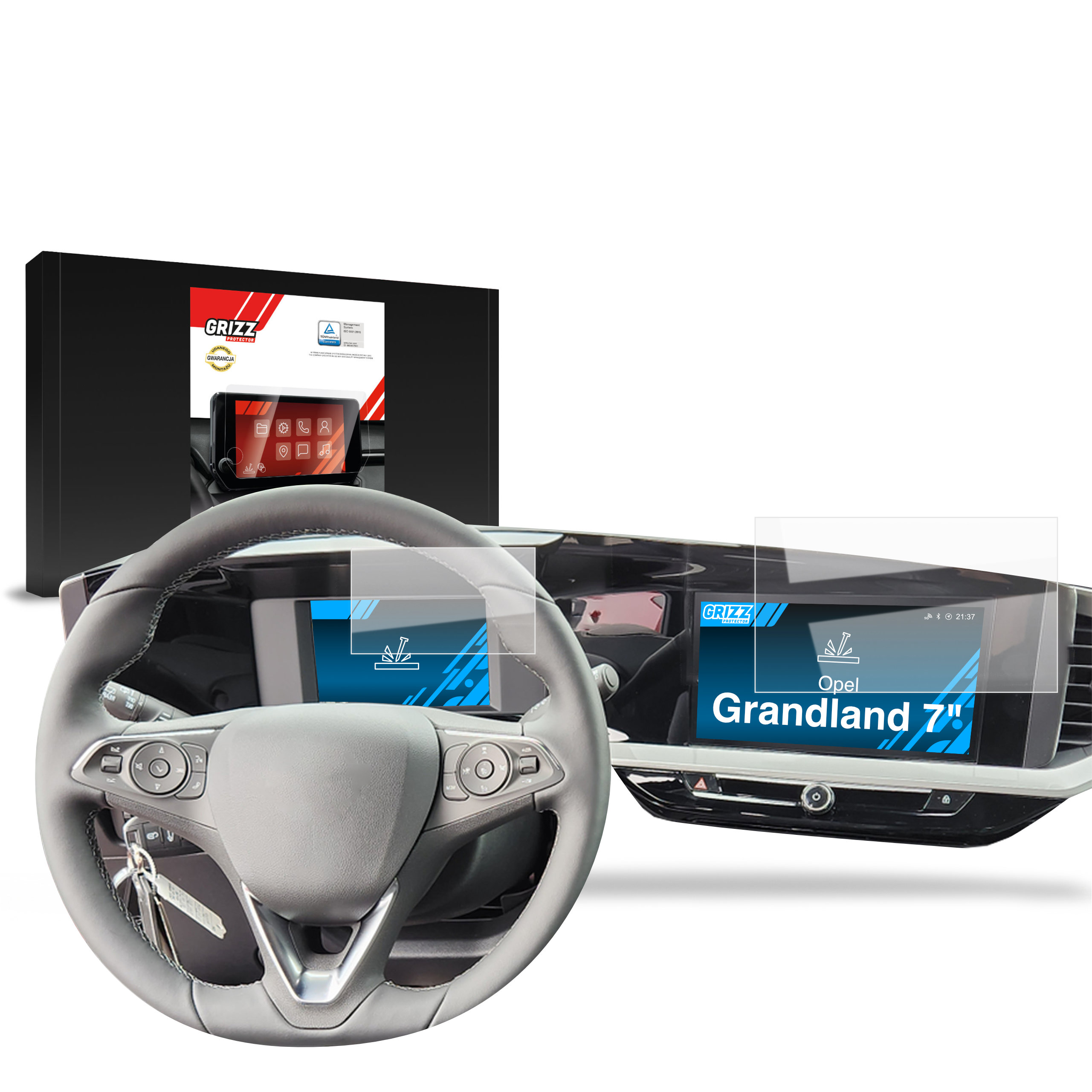 CarDisplay Protection Grizz Keramikfolie für Opel Grandland 7