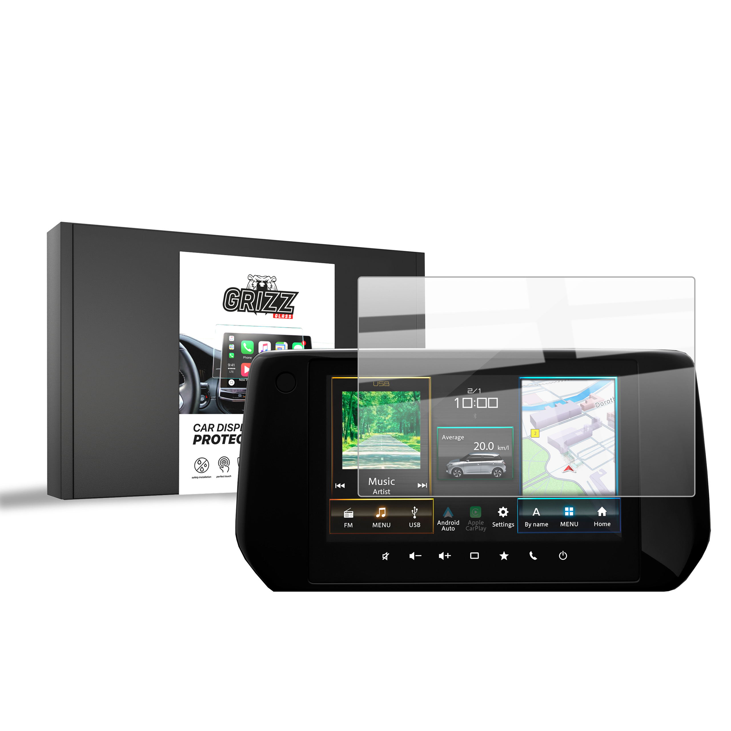 CarDisplay Protection Grizz Keramikfolie für Suzuki Swift 7 9