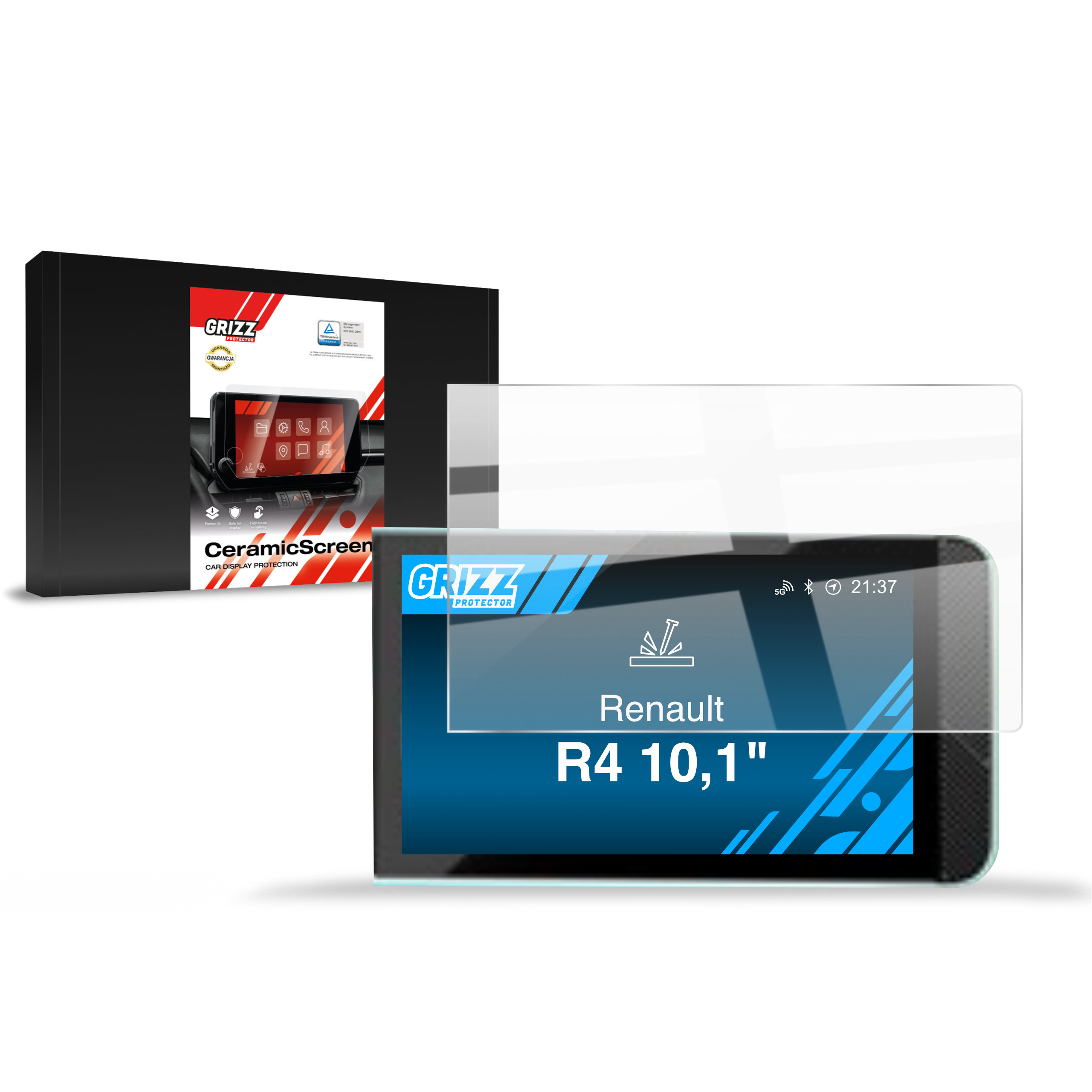 Folia ceramiczna Grizz Protector do  Renault R4 E-Tech Electric 10,1