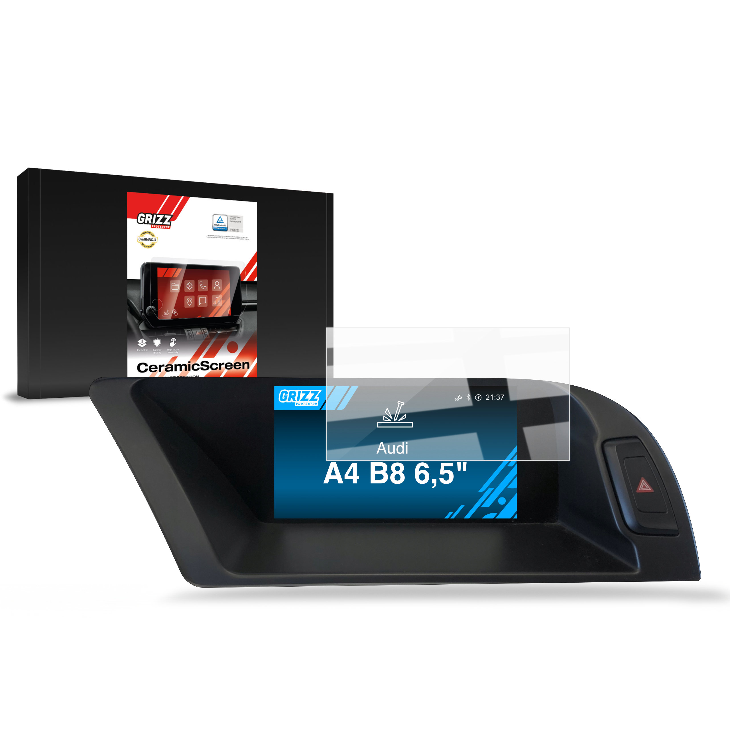 Folia ceramiczna Grizz Protector do Audi A4 B8 MMI 3G 6,5