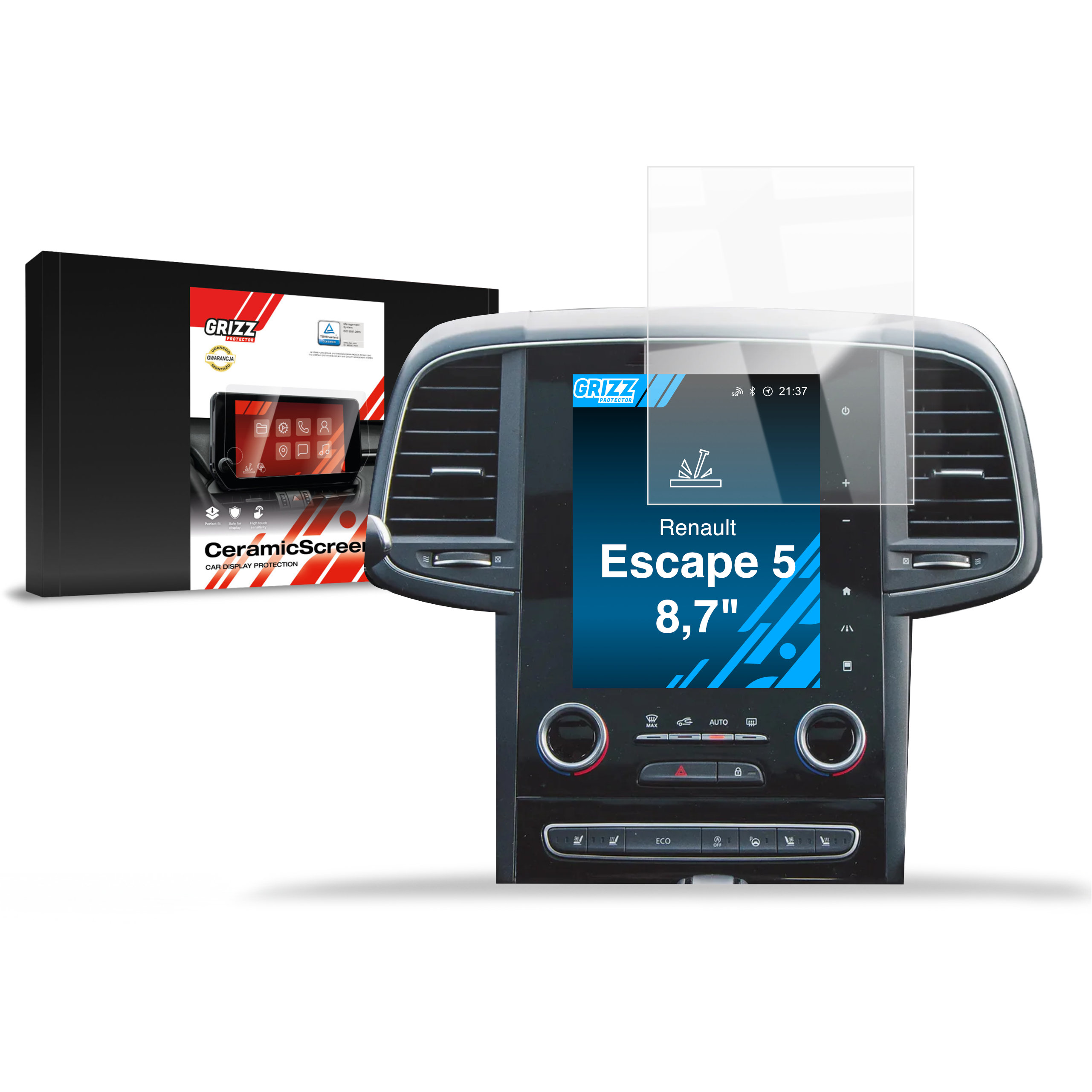 Folia ceramiczna Grizz Protector do Renault Espace 5 8,7 (2014-2019)