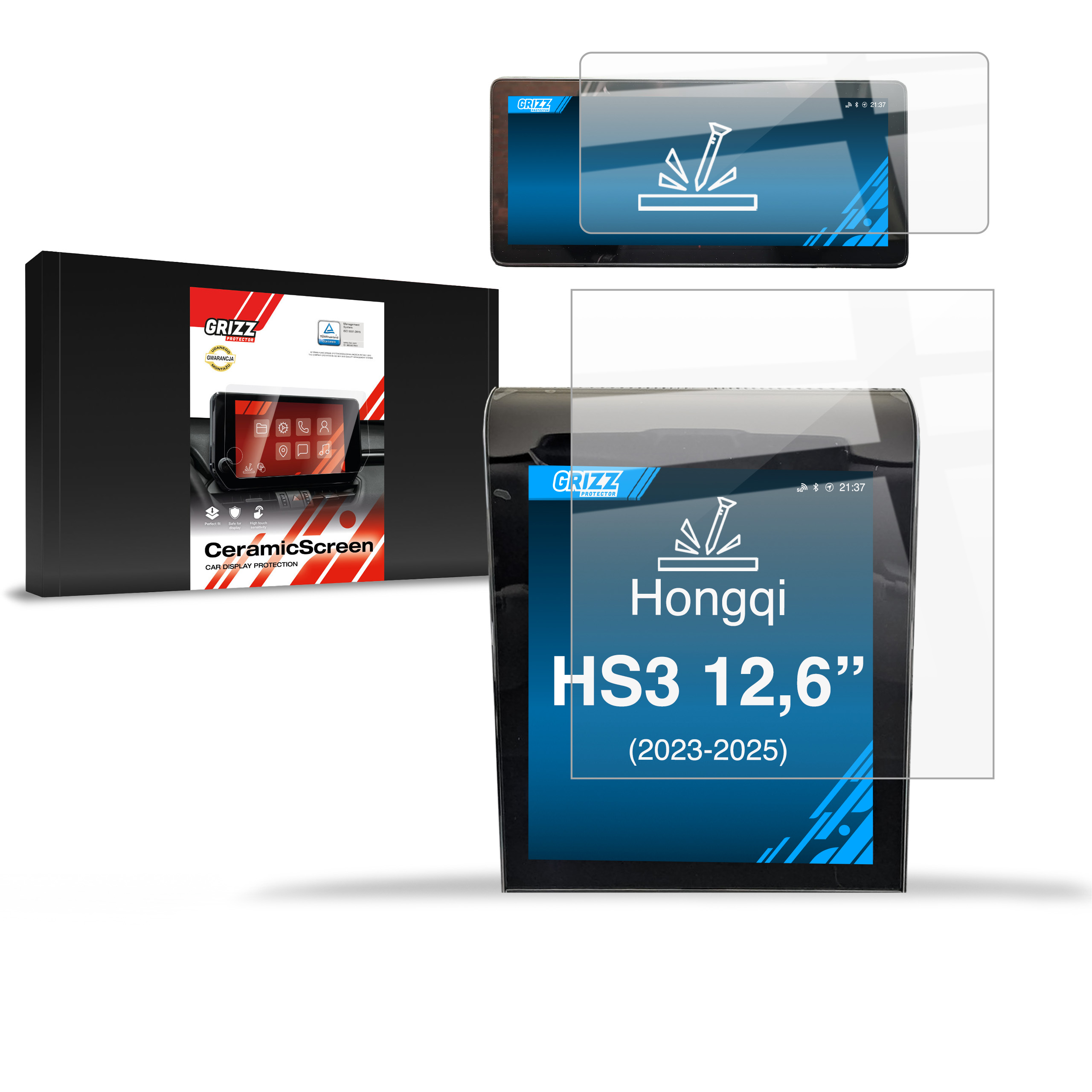 Folia ceramiczna Grizz Protector do Hongqi HS3 12,6