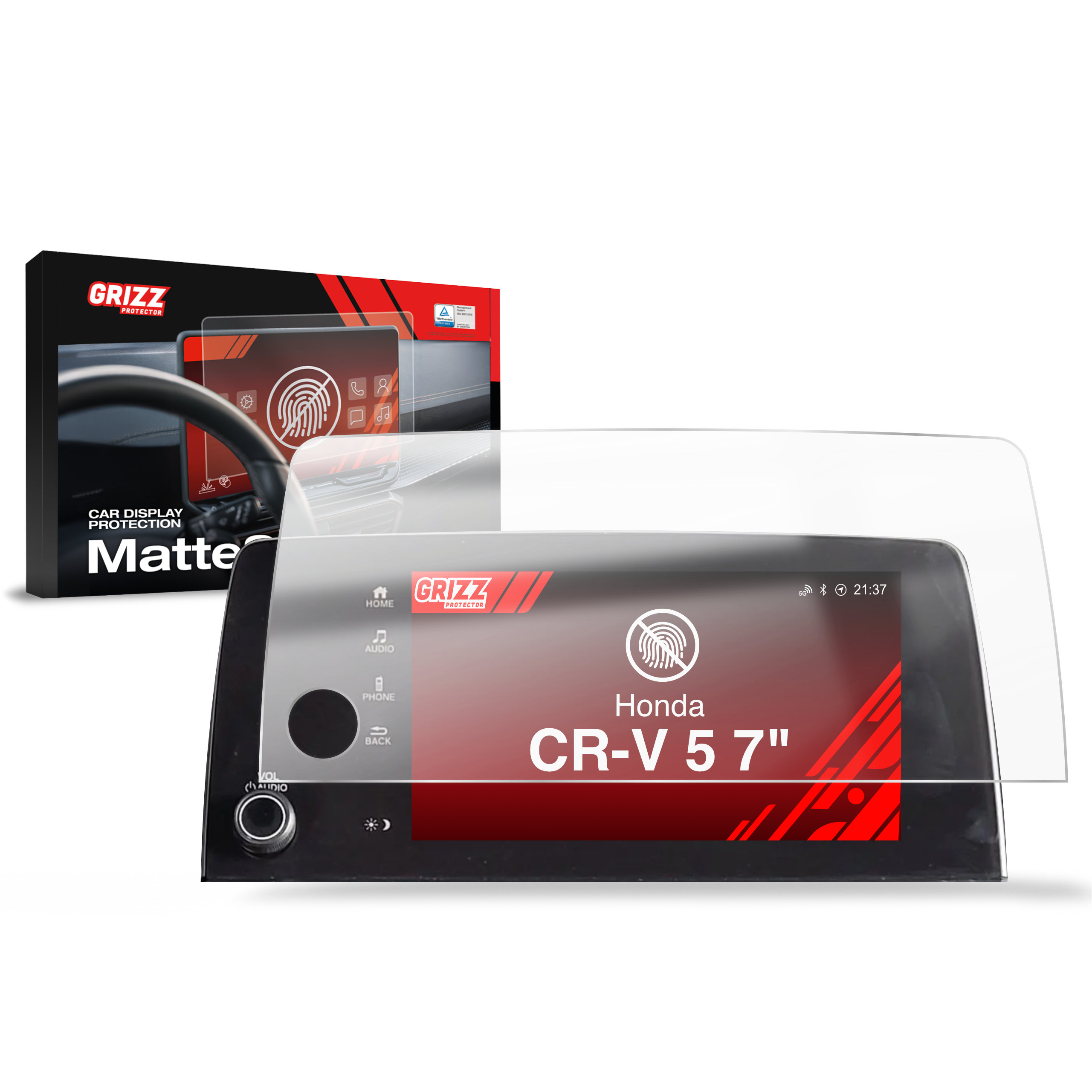 CarDisplay Protection Grizz Mattfolie für Honda CR-V 5 (2018-2021)
