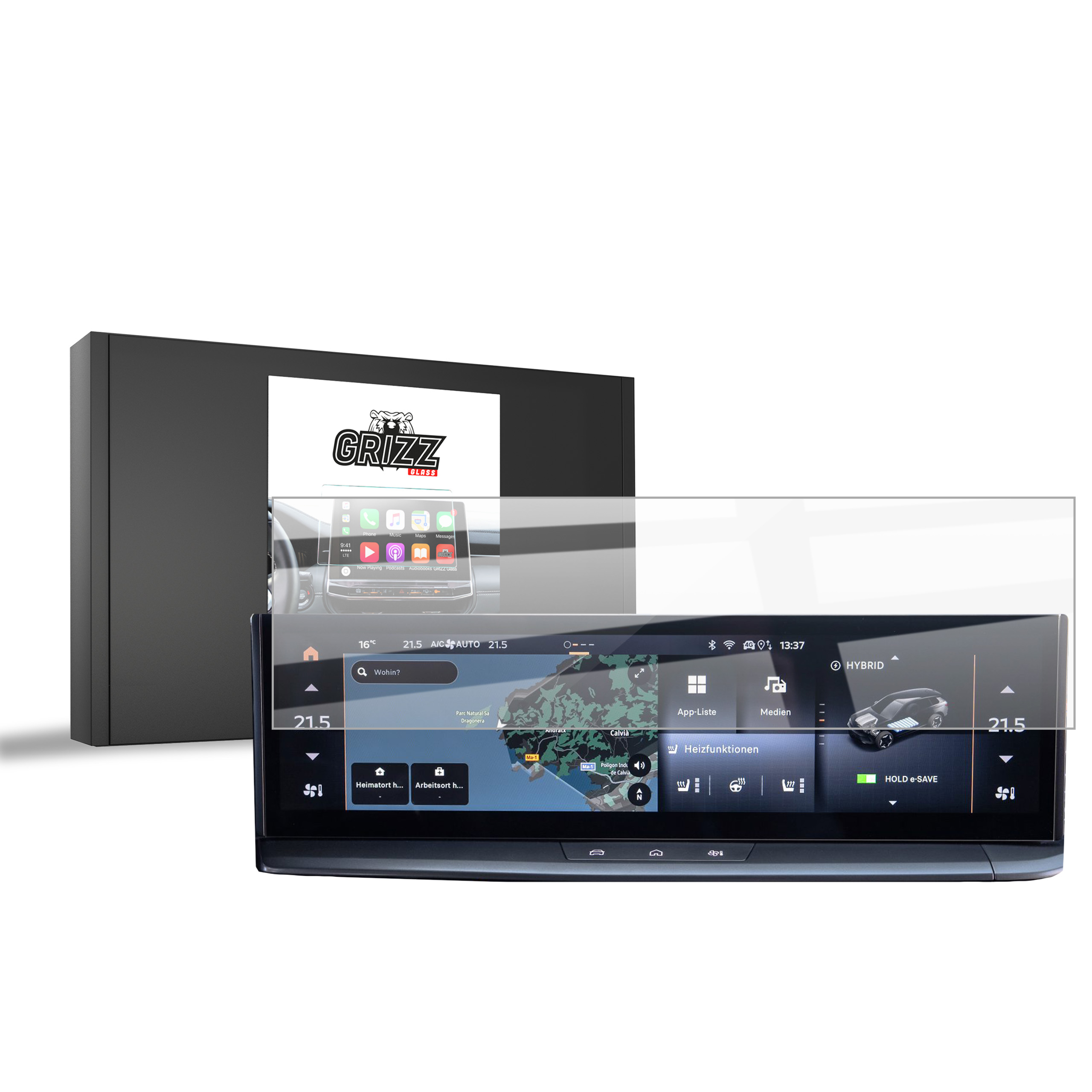 CarDisplay Protection Grizz Keramikfolie für Opel Grandland 10