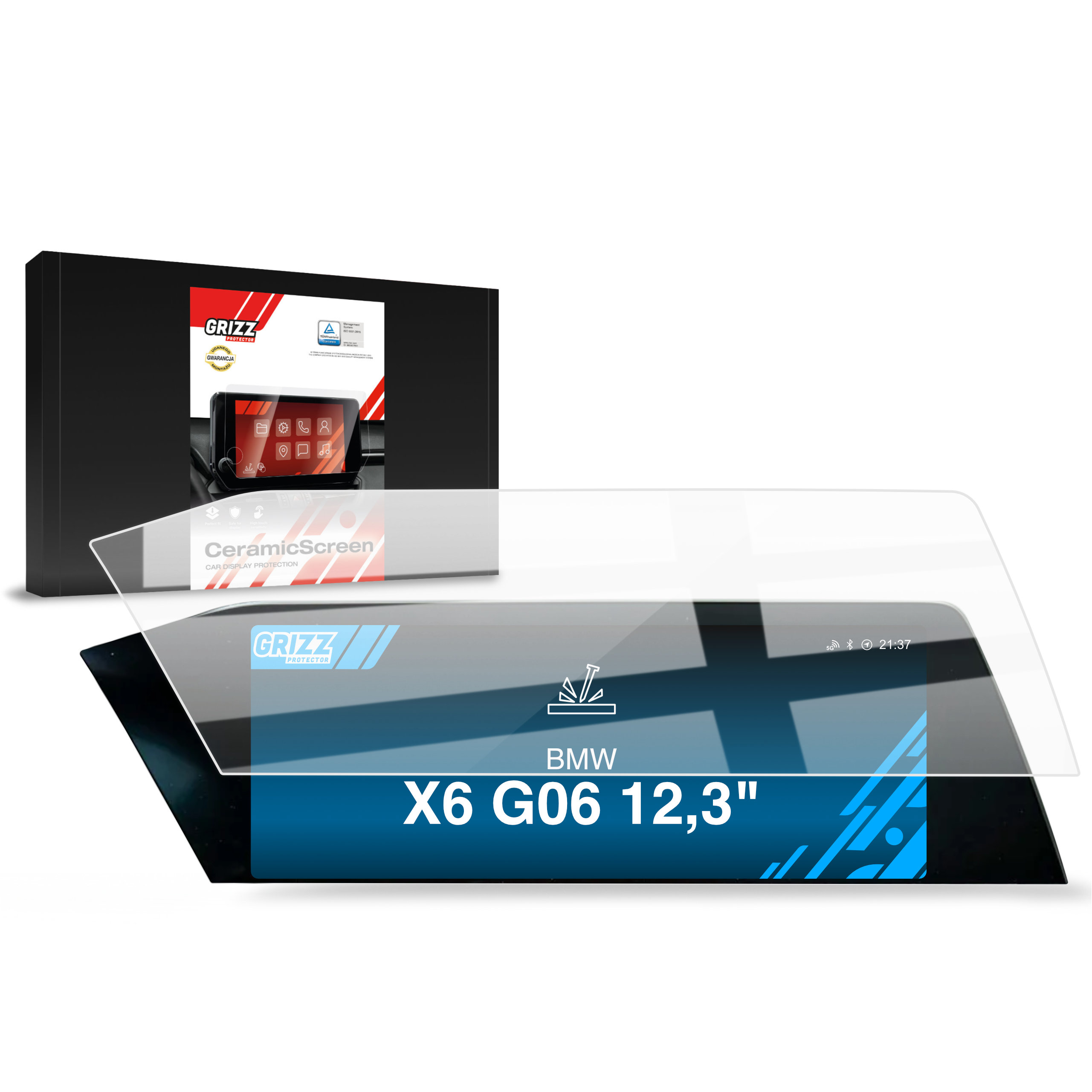 Folia ceramiczna Grizz Protector do BMW X6 G06 12.3 (2019-2023)