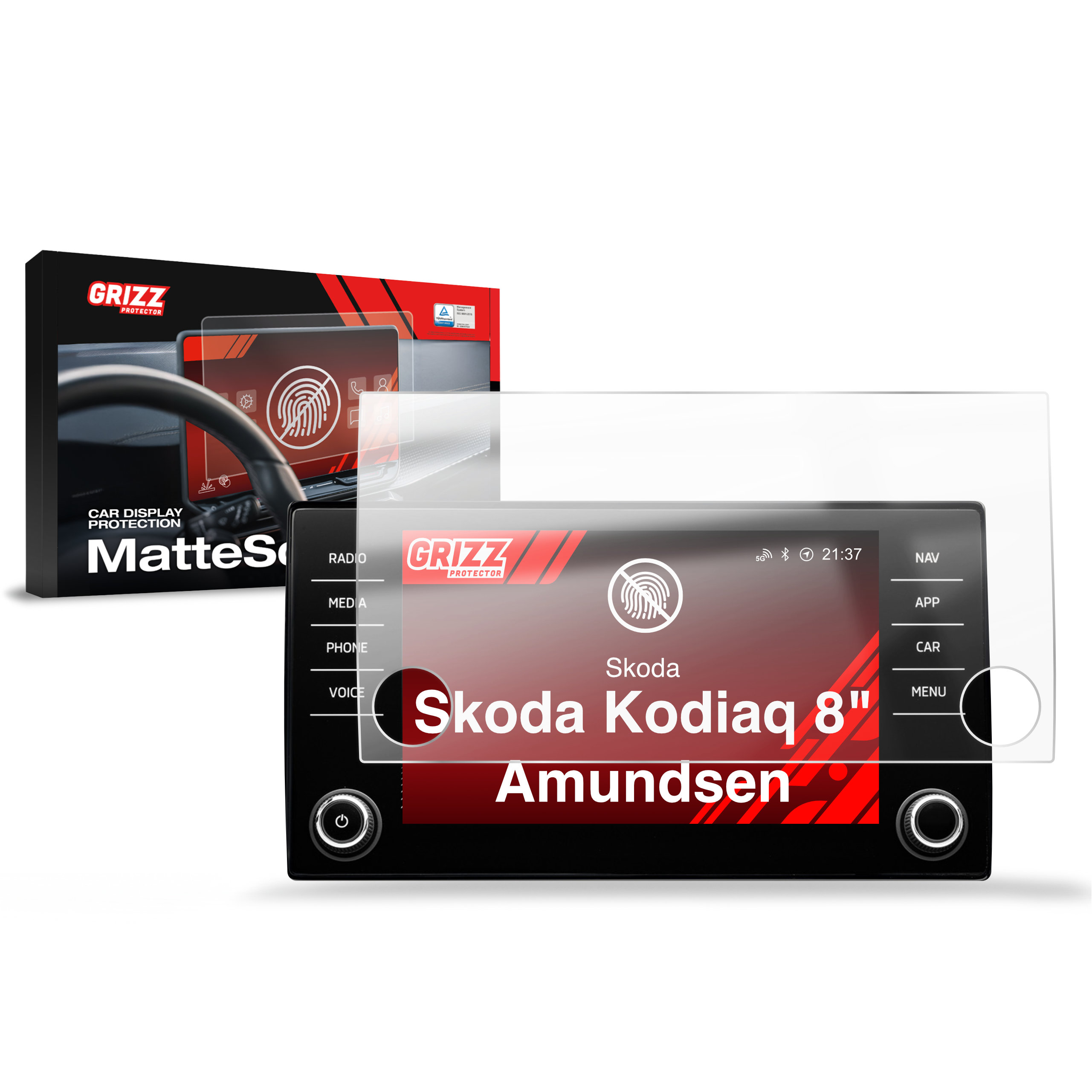 Folia matowa Grizz Protector do Skoda Kodiaq 8