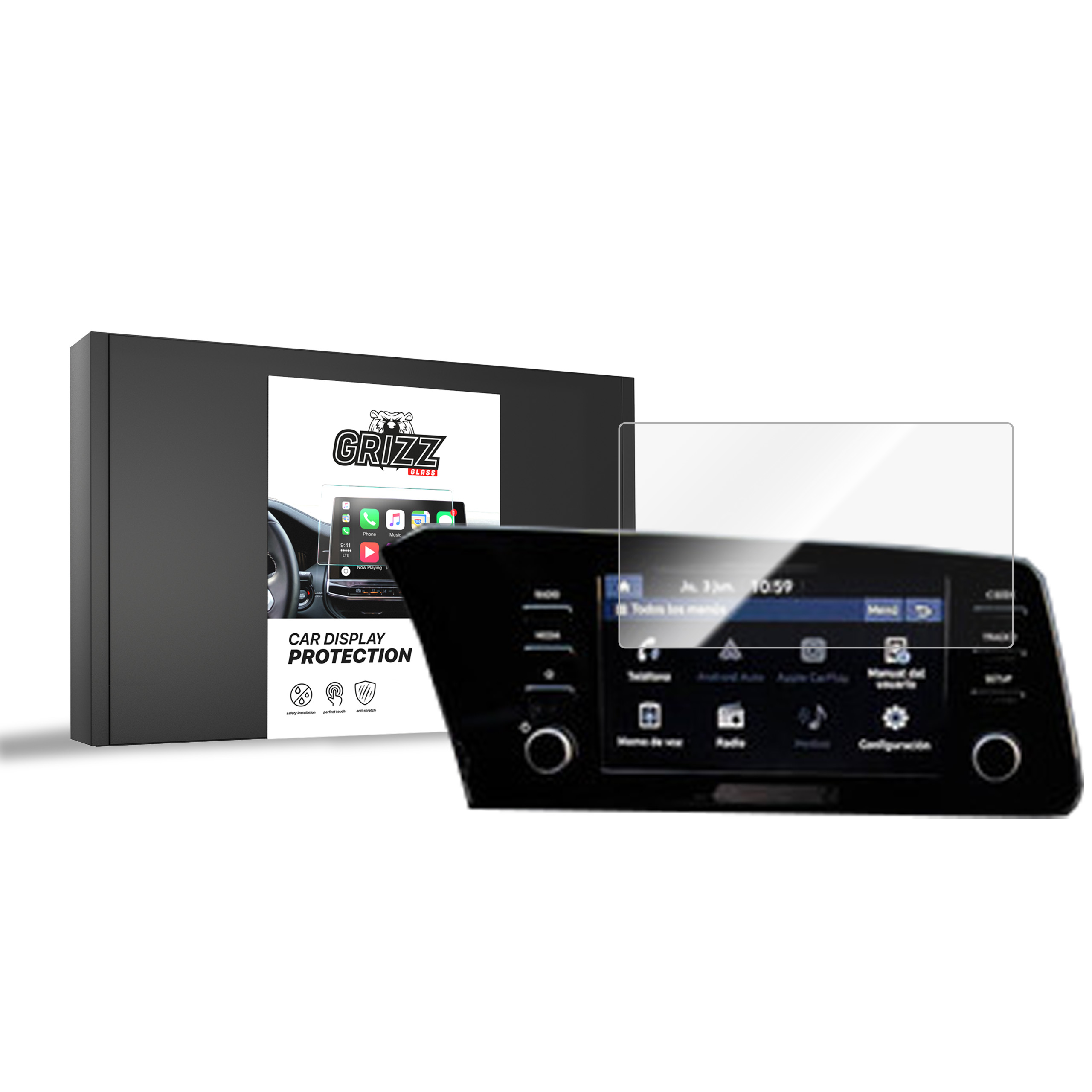 CarDisplay Protection Grizz Keramikfolie für Hyundai Elantra CN7 8