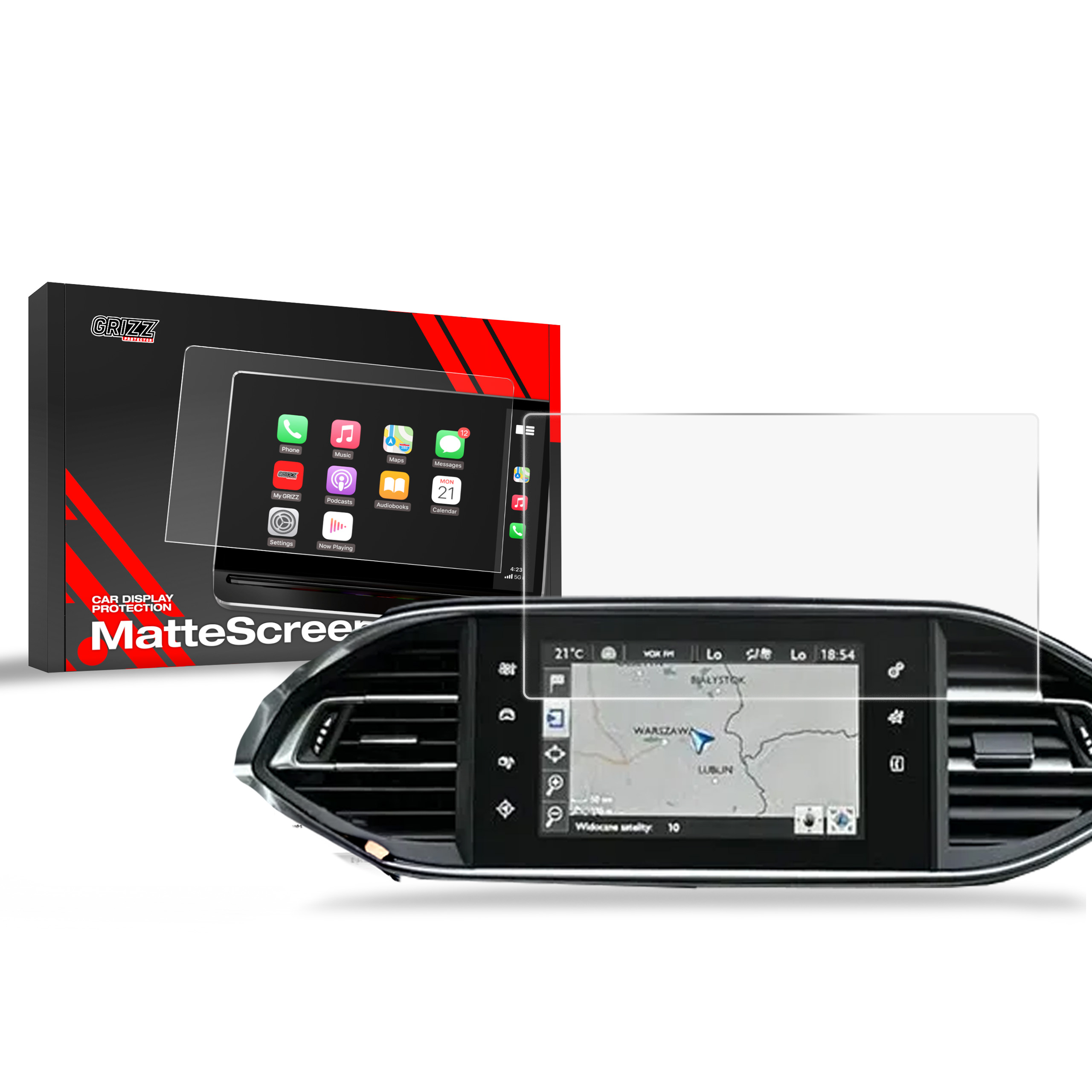 Folia matowa Grizz Protector do Peugeot 308 2 2014 (2013-2021)