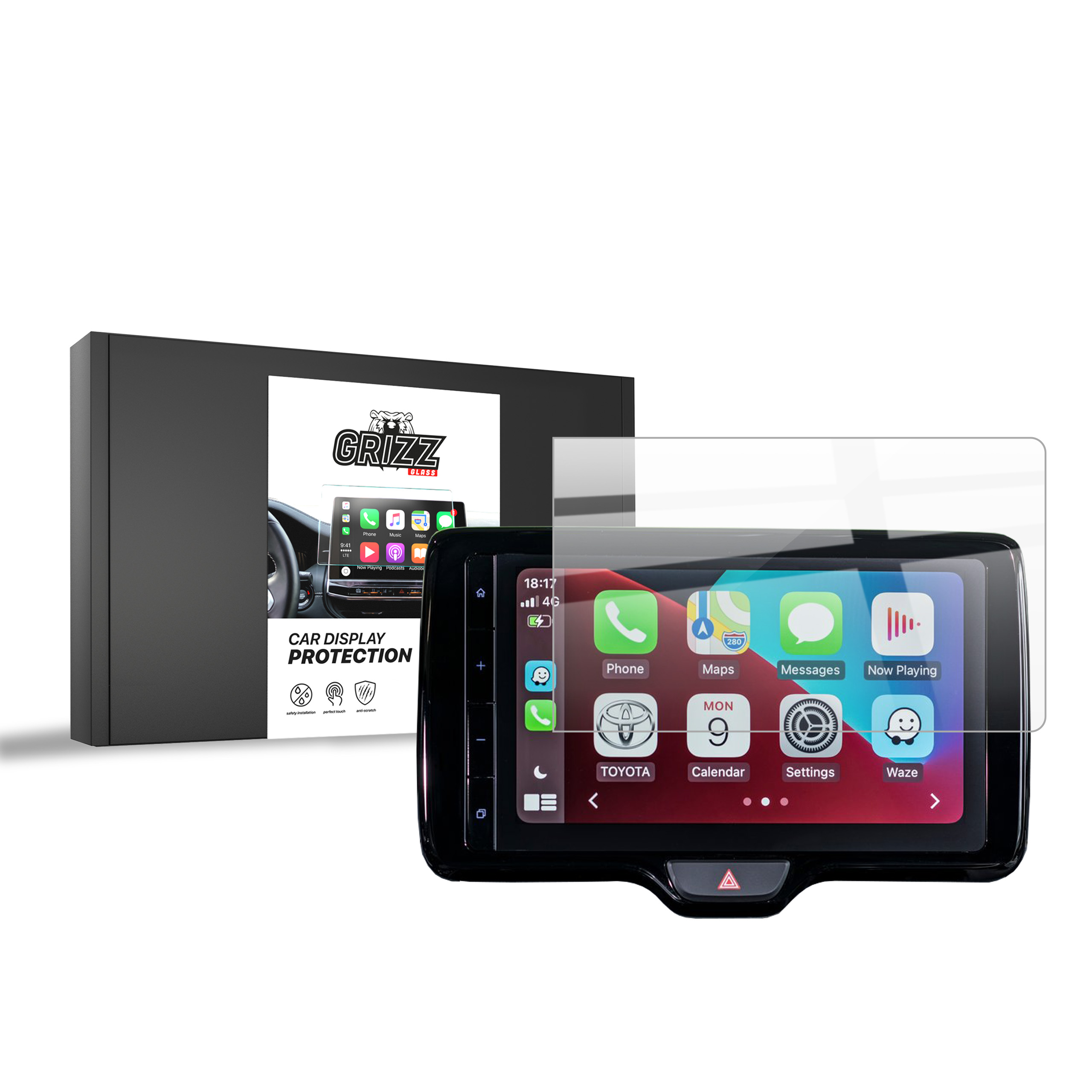 CarDisplay Protection Grizz Keramikfolie für Mazda 2 Hybrid (2024-2025)
