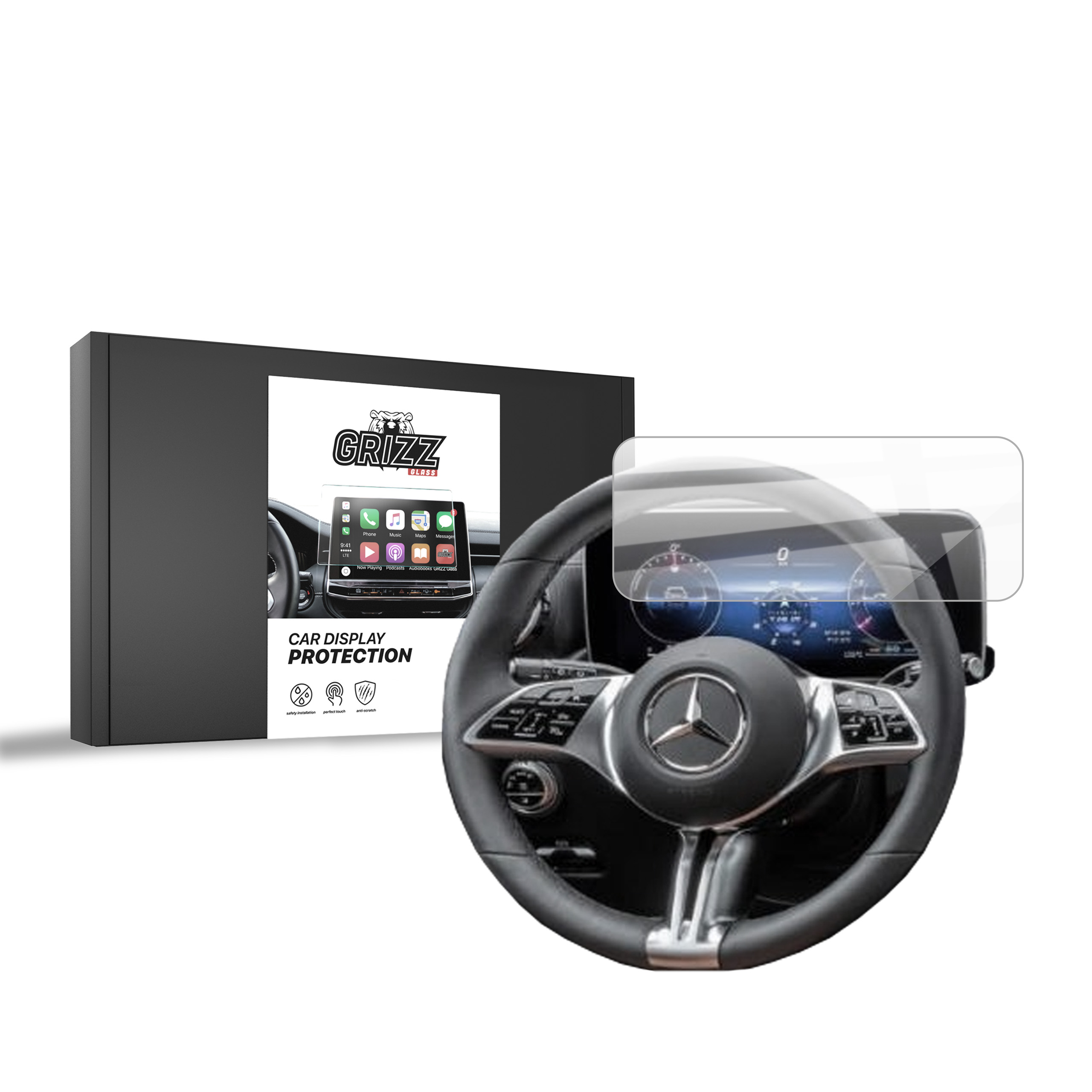 CarDisplay Protection Grizz Keramikfolie für Mercedes GLC X254 (2022-2025)